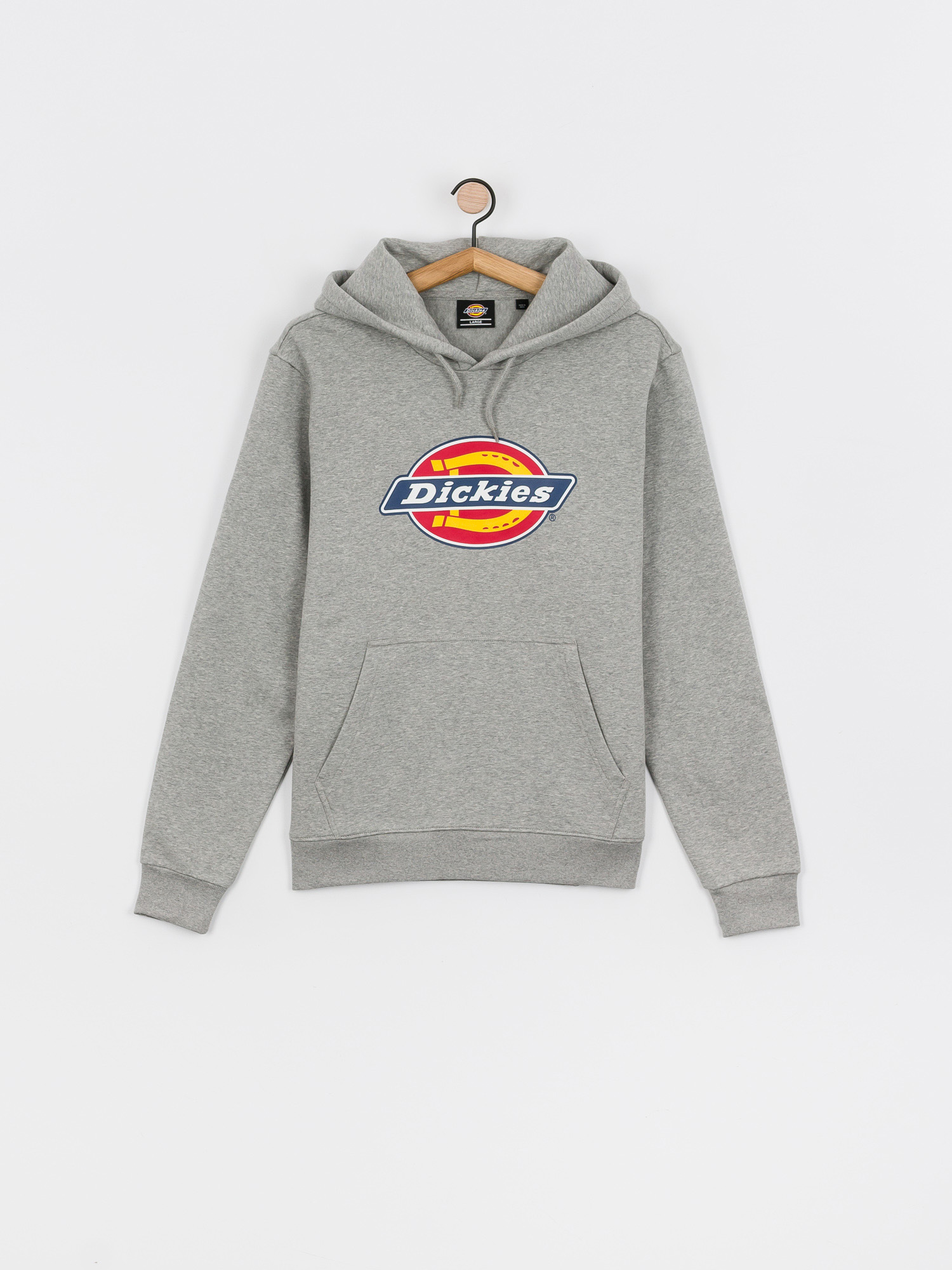 Mikina s kapucí Dickies Icon Logo HD (grey melange)