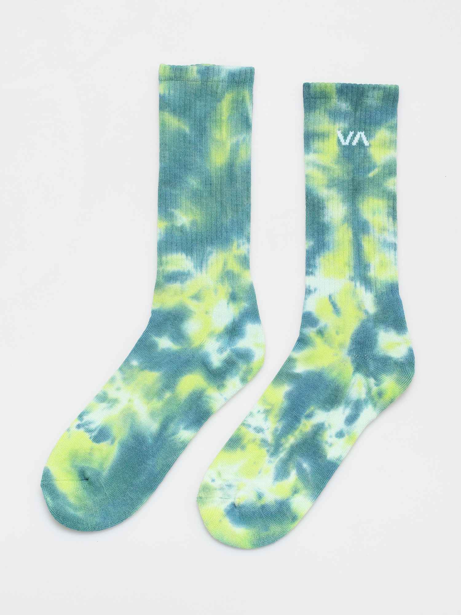 Ponožky RVCA Tie Dye Crew Sock (green)