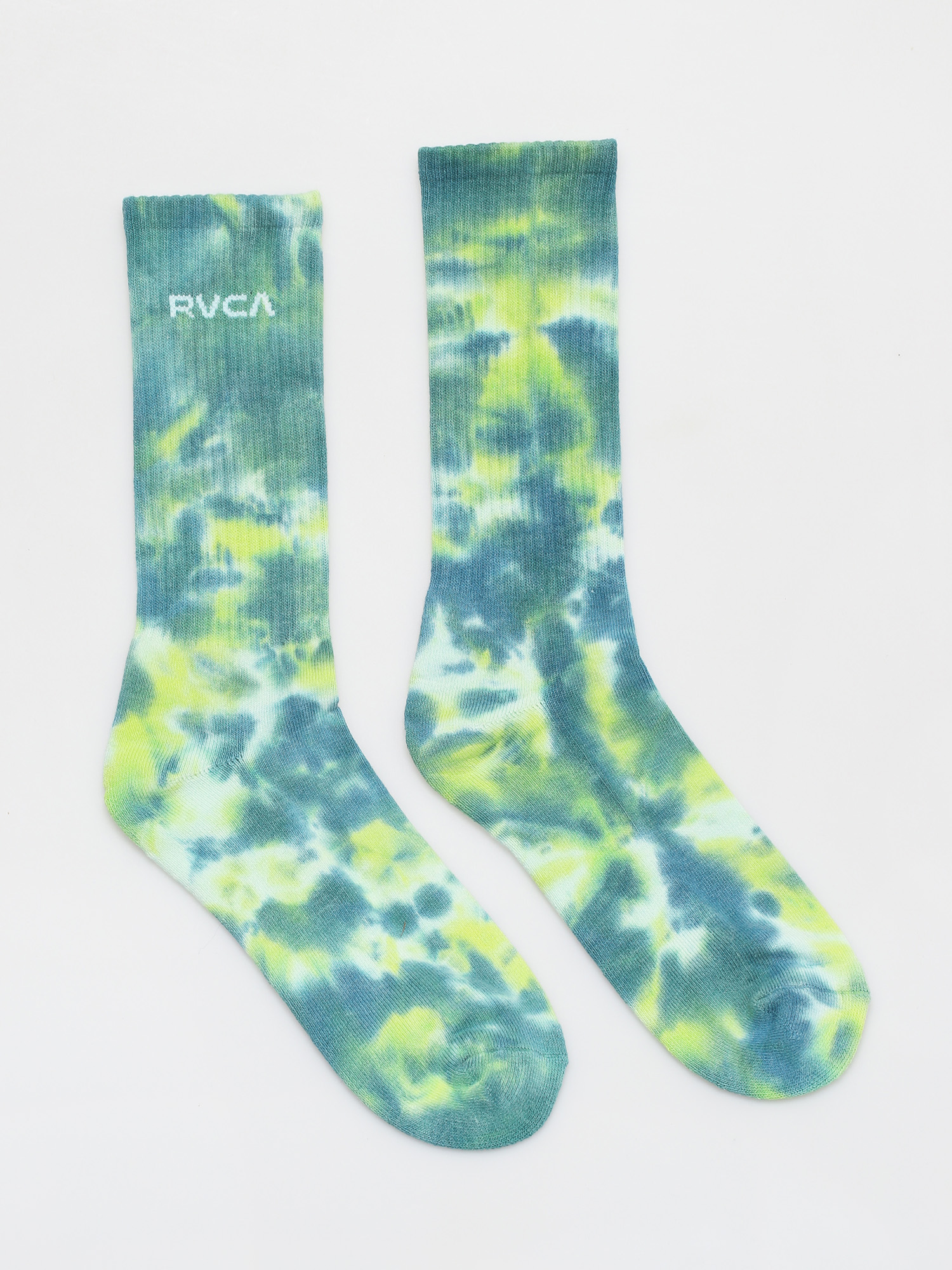 Ponožky RVCA Tie Dye Crew Sock (green)