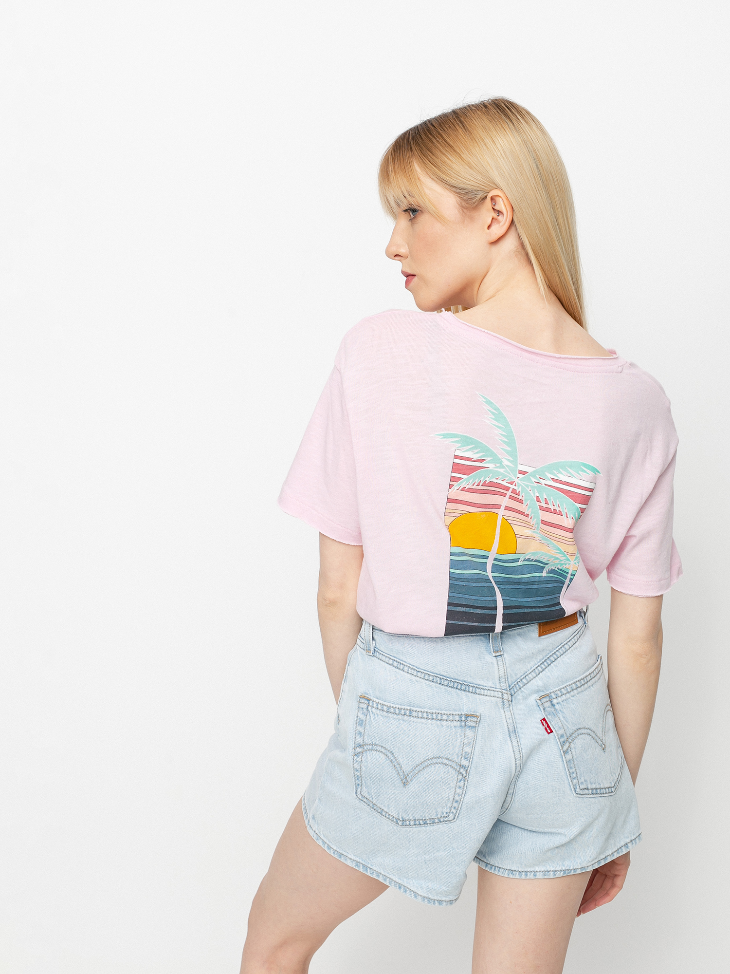 Tričko Roxy Star Solar A Wmn (pink mist)