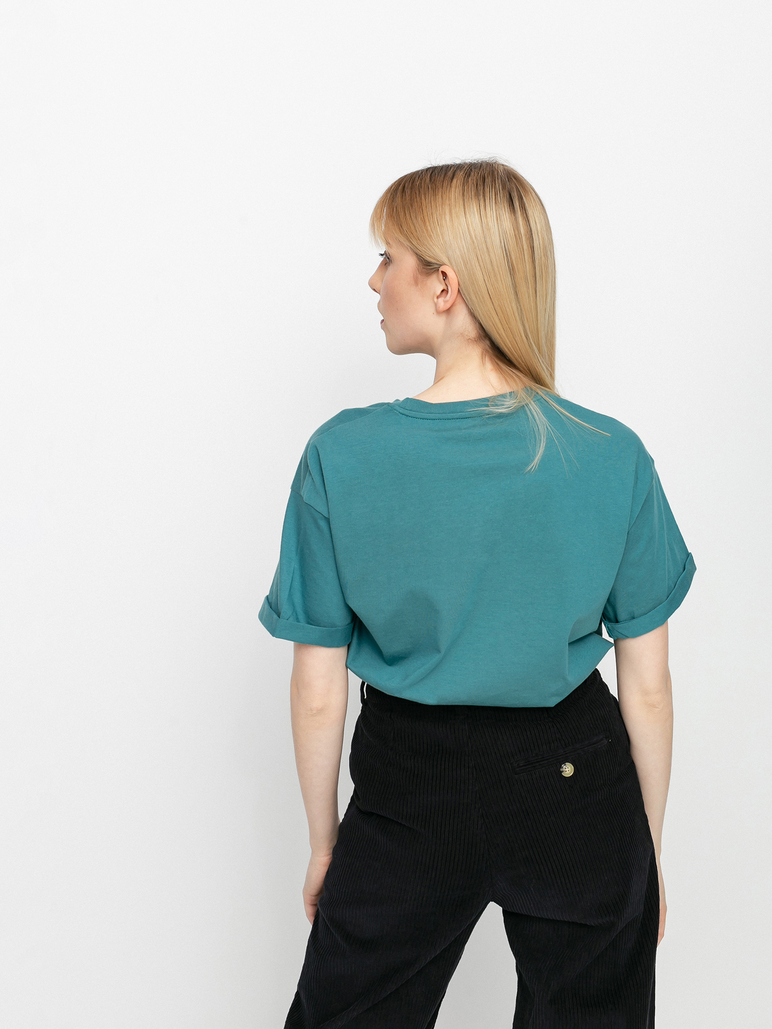 Tričko Carhartt WIP Chase Wmn (hydro/gold)