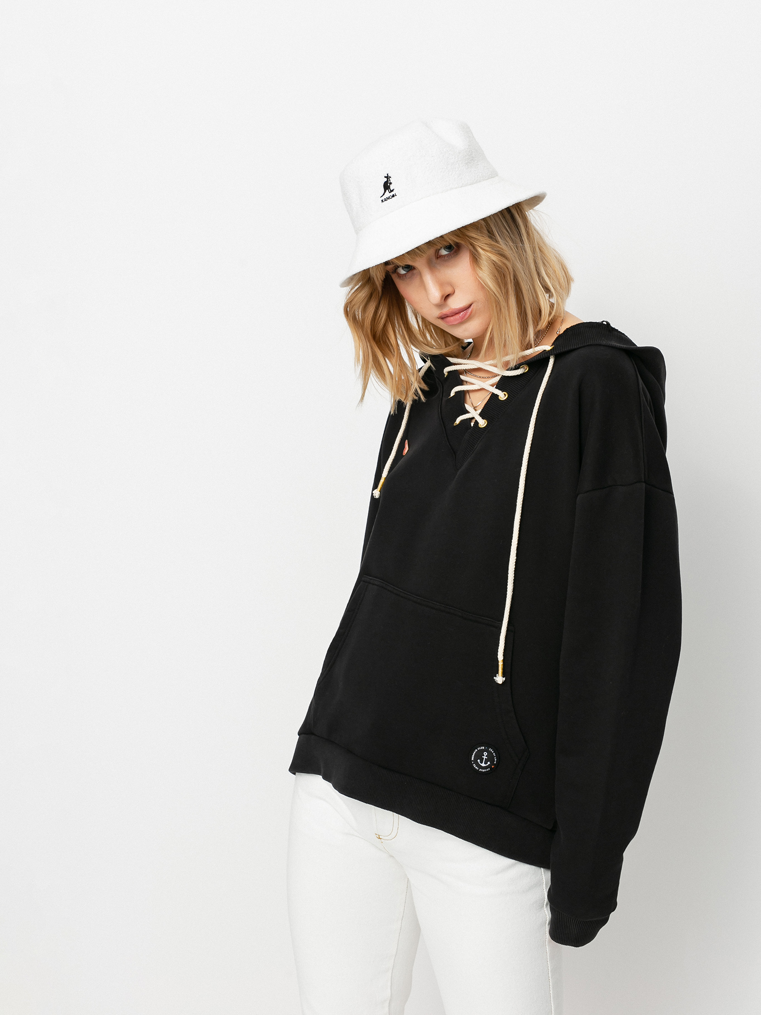 Mikina s kapucí Femi Stories Felicia HD Wmn (wblk)