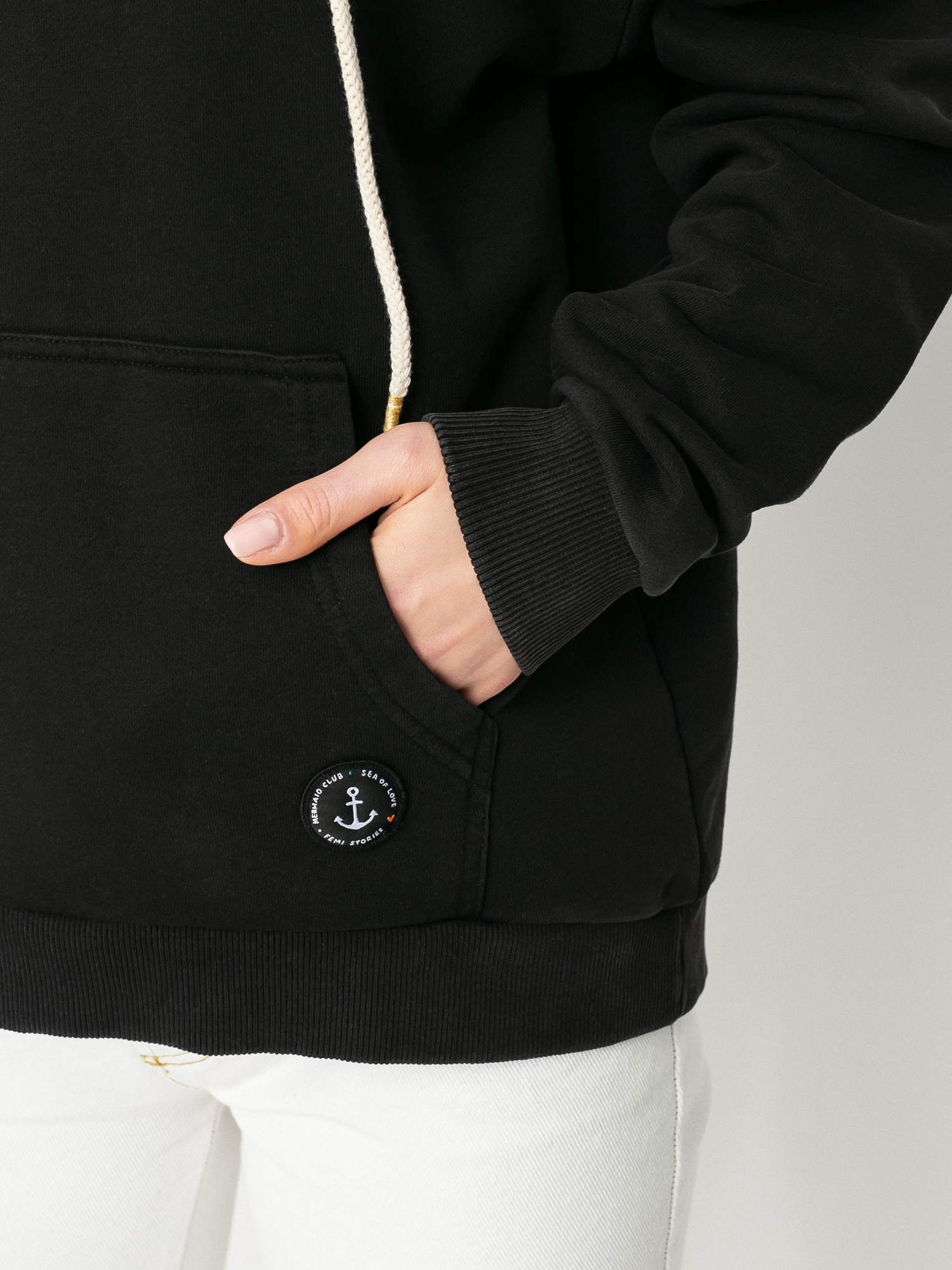 Mikina s kapucí Femi Stories Felicia HD Wmn (wblk)