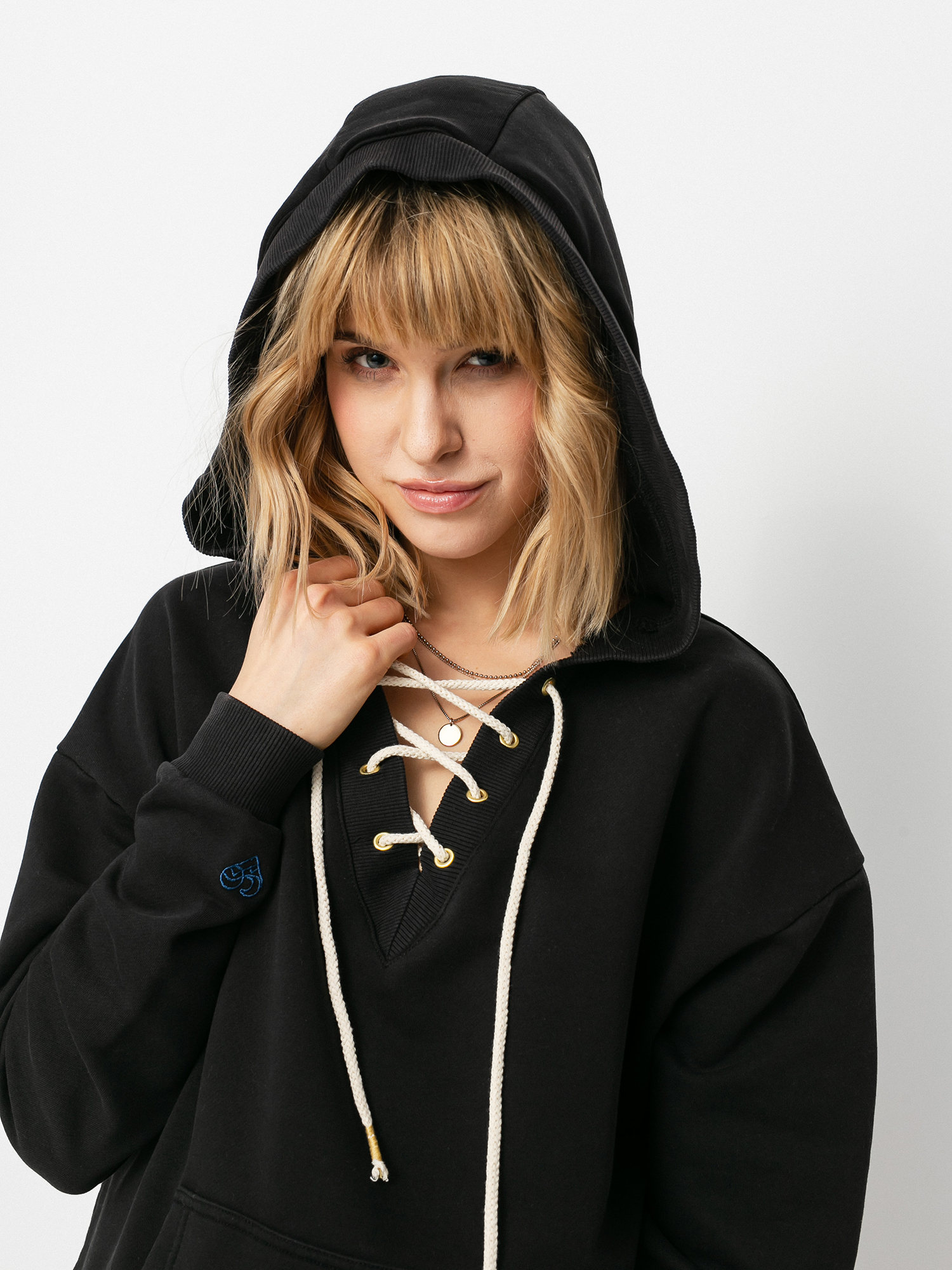 Mikina s kapucí Femi Stories Felicia HD Wmn (wblk)