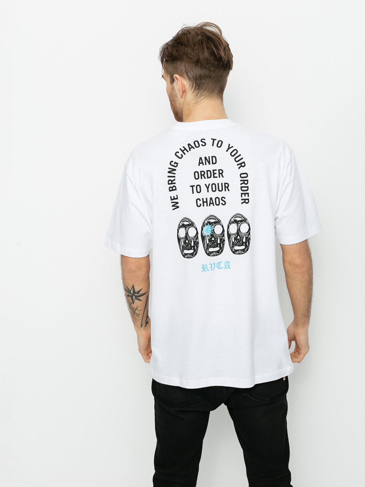 Tričko RVCA Chaos (white)