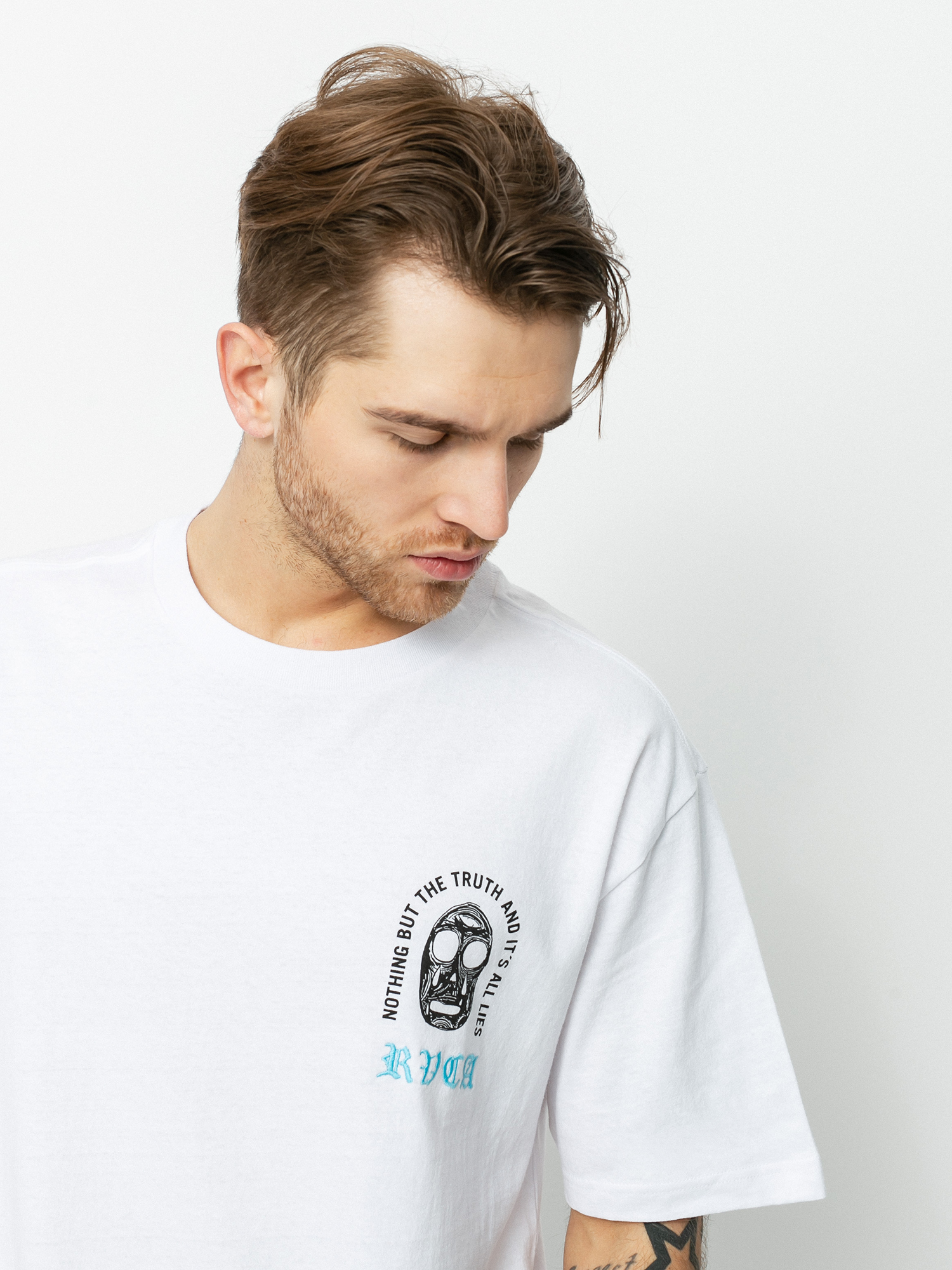 Tričko RVCA Chaos (white)