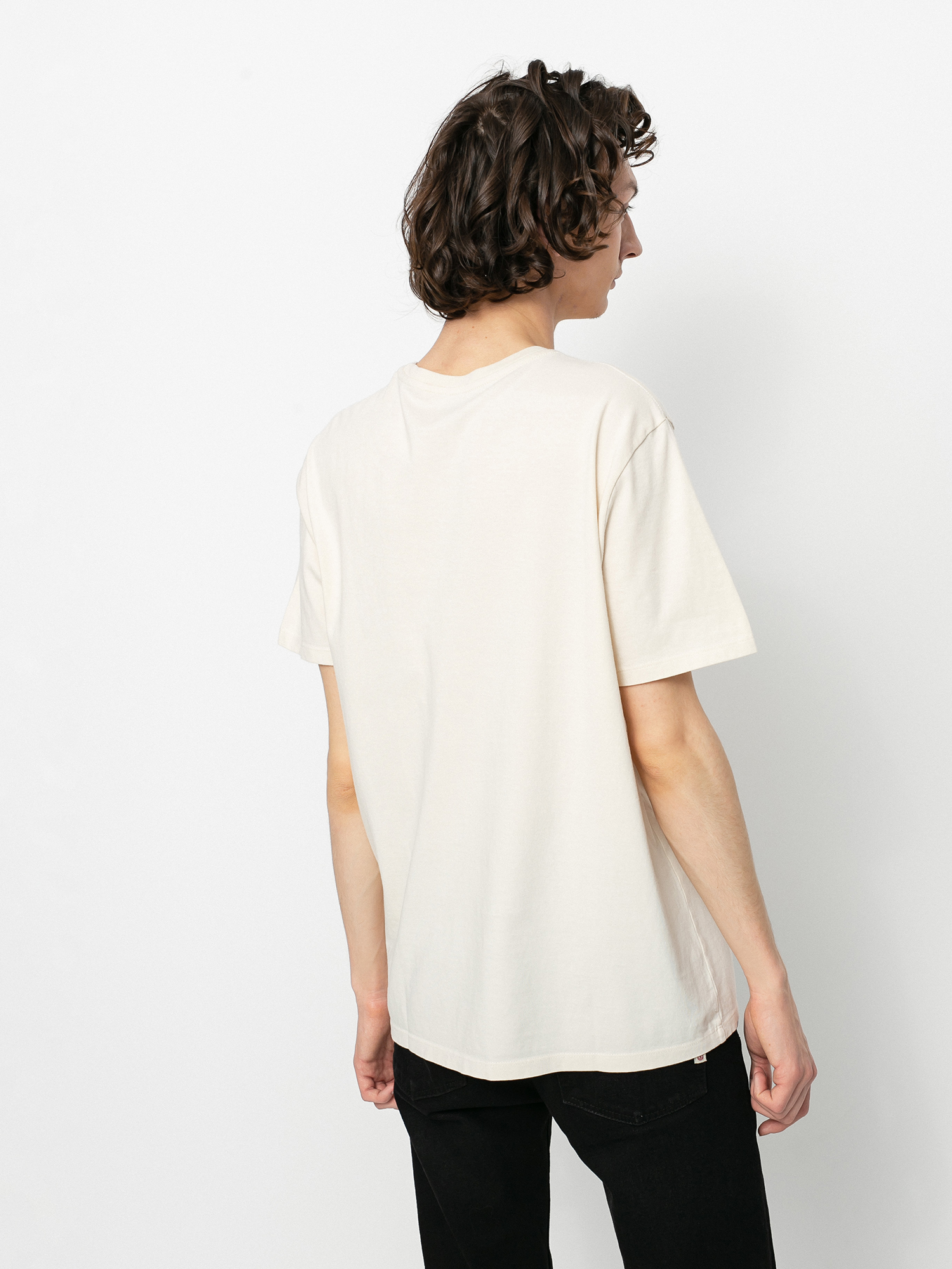 Tričko Levi's® Graphic Crewneck (logo chesthit oatmeal)