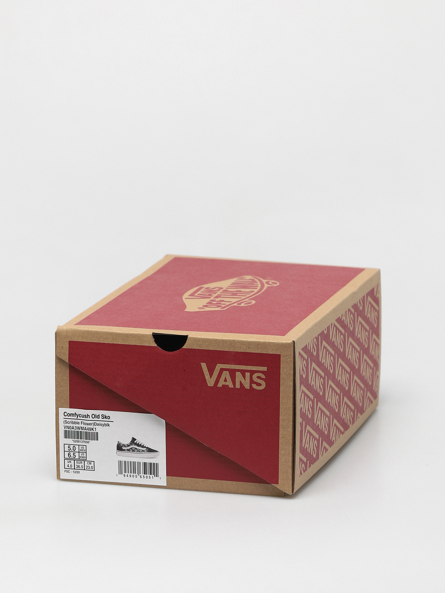 Boty Vans Comfycush Old Skool (scribble flower daisy/black)