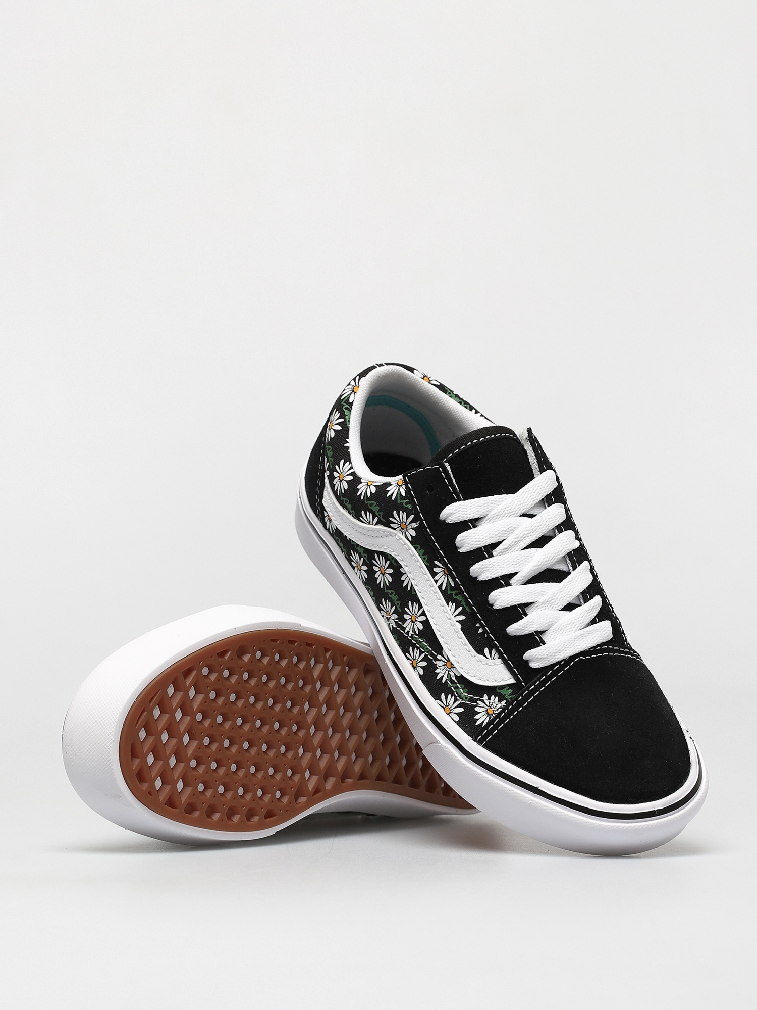 Boty Vans Comfycush Old Skool (scribble flower daisy/black)