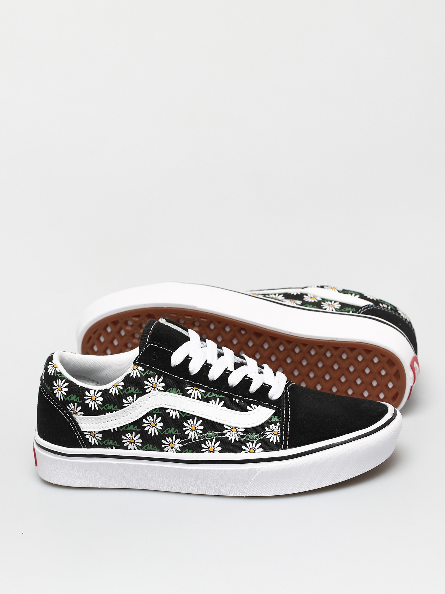 Boty Vans Comfycush Old Skool (scribble flower daisy/black)