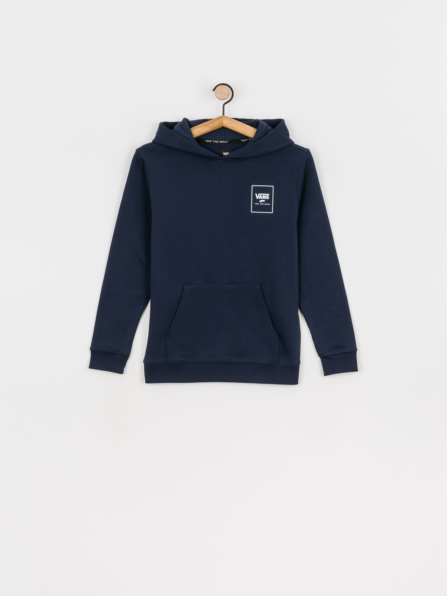 Mikina s kapucí Vans Print Box Back HD JR (dress blues/califas)