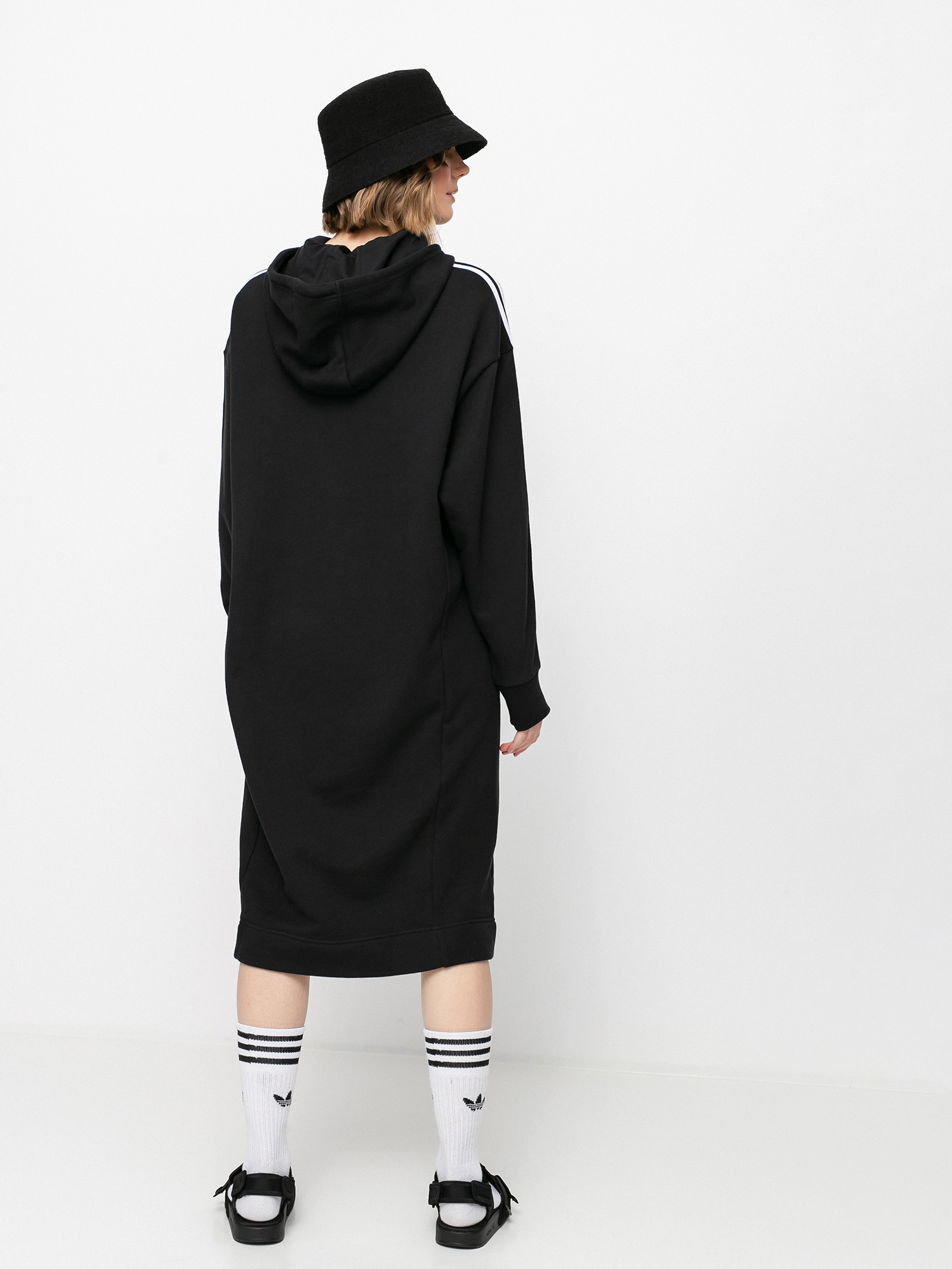 Šaty  adidas Originals Hoodie Dress Wmn (black)