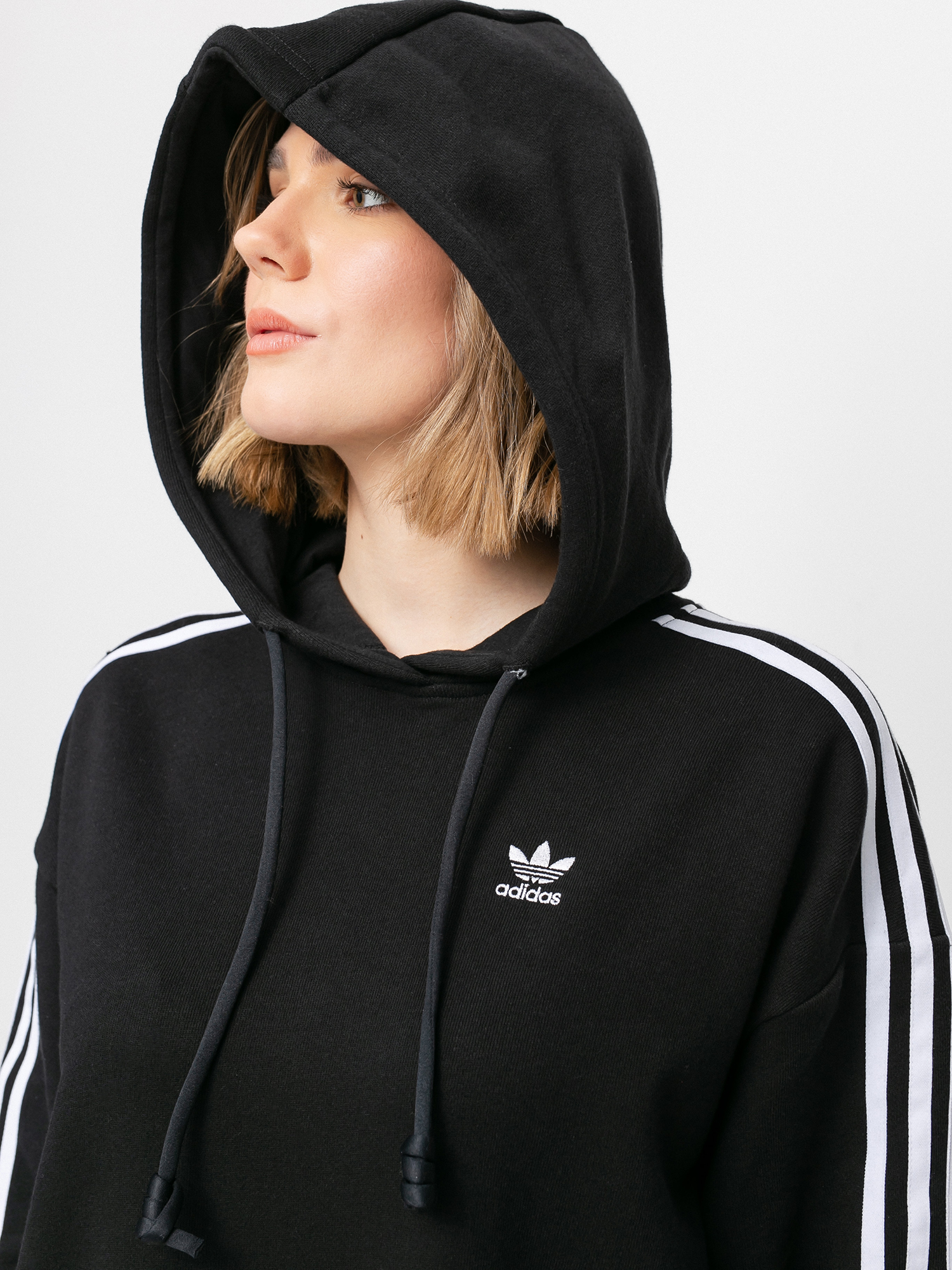 Šaty  adidas Originals Hoodie Dress Wmn (black)