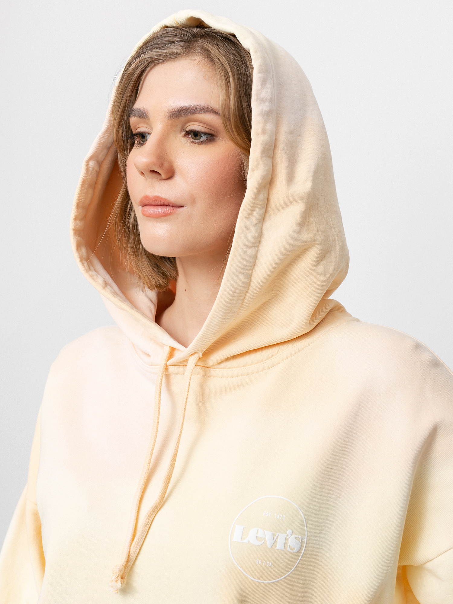 Mikina s kapucí Levi's® Graphic Rider HD Wmn (pfd swirl dye opt tight loops)