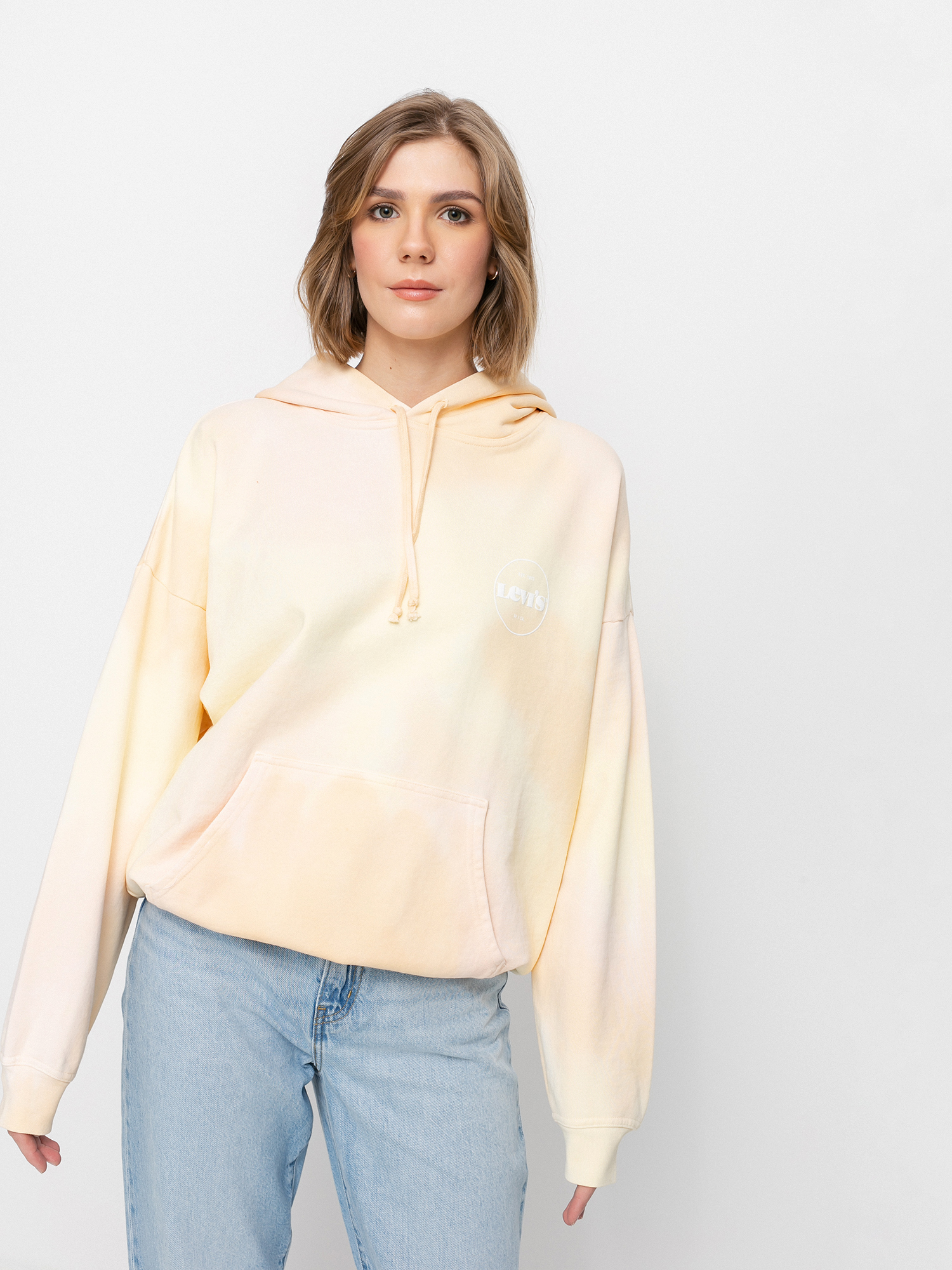 Mikina s kapucí Levi's® Graphic Rider HD Wmn (pfd swirl dye opt tight loops)