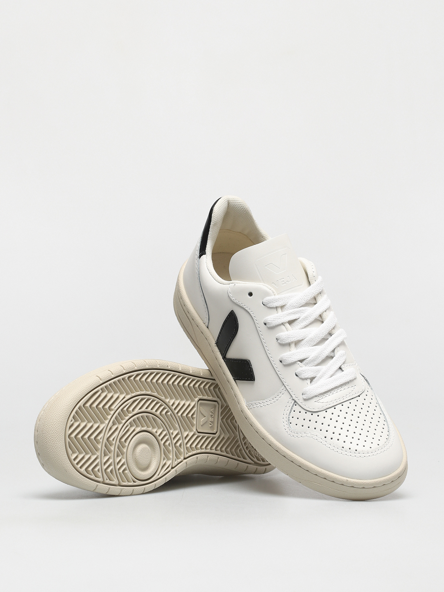 Boty Veja V-10 Wmn (leather extra white black)