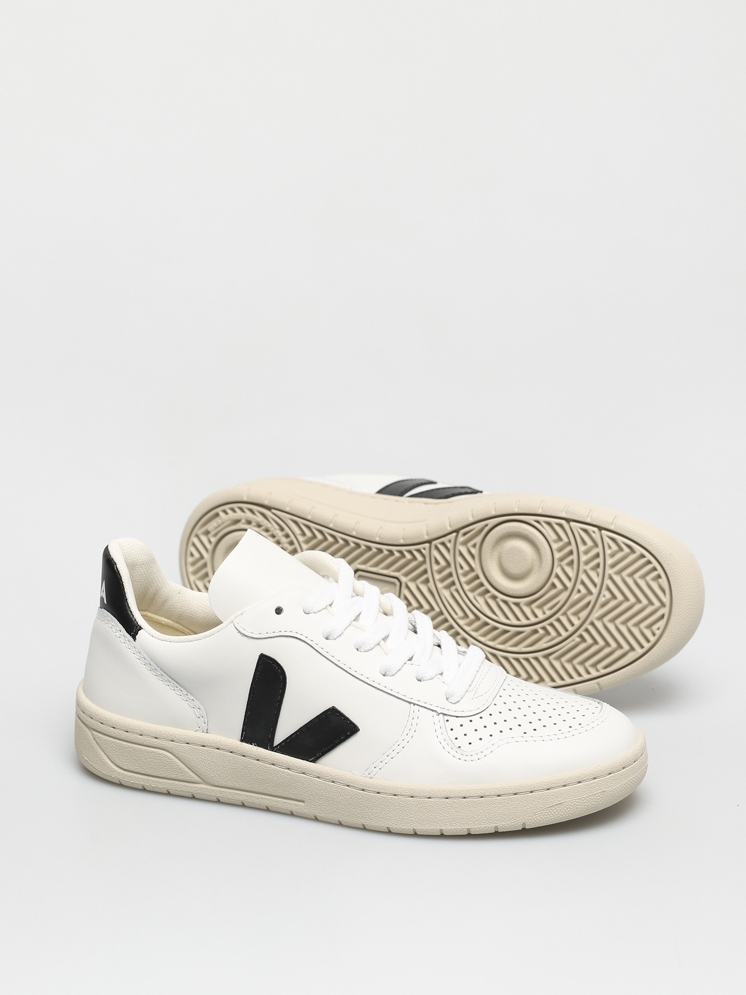 Boty Veja V-10 Wmn (leather extra white black)