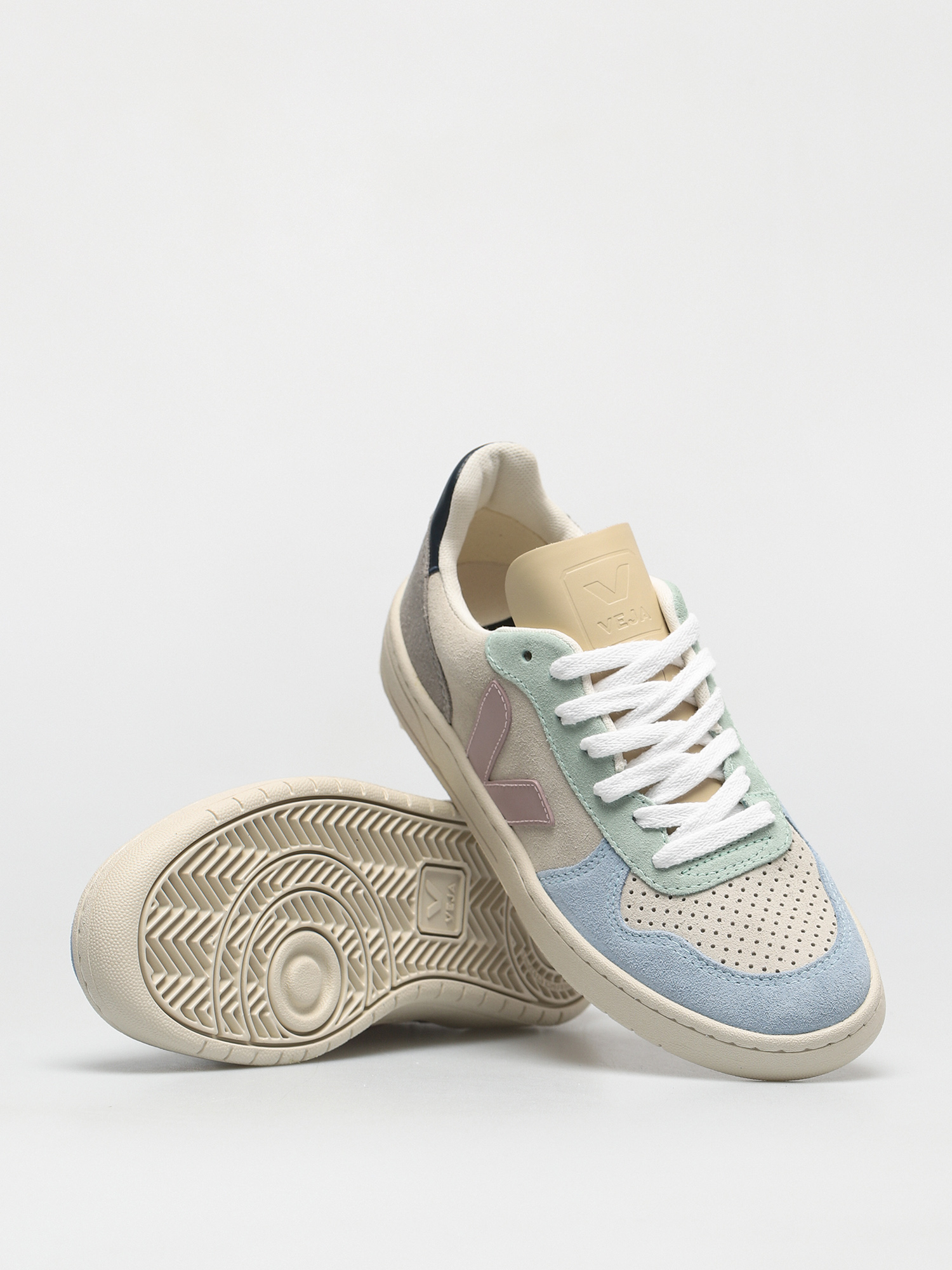 Boty Veja V-10 Wmn (suede multico natural babe)