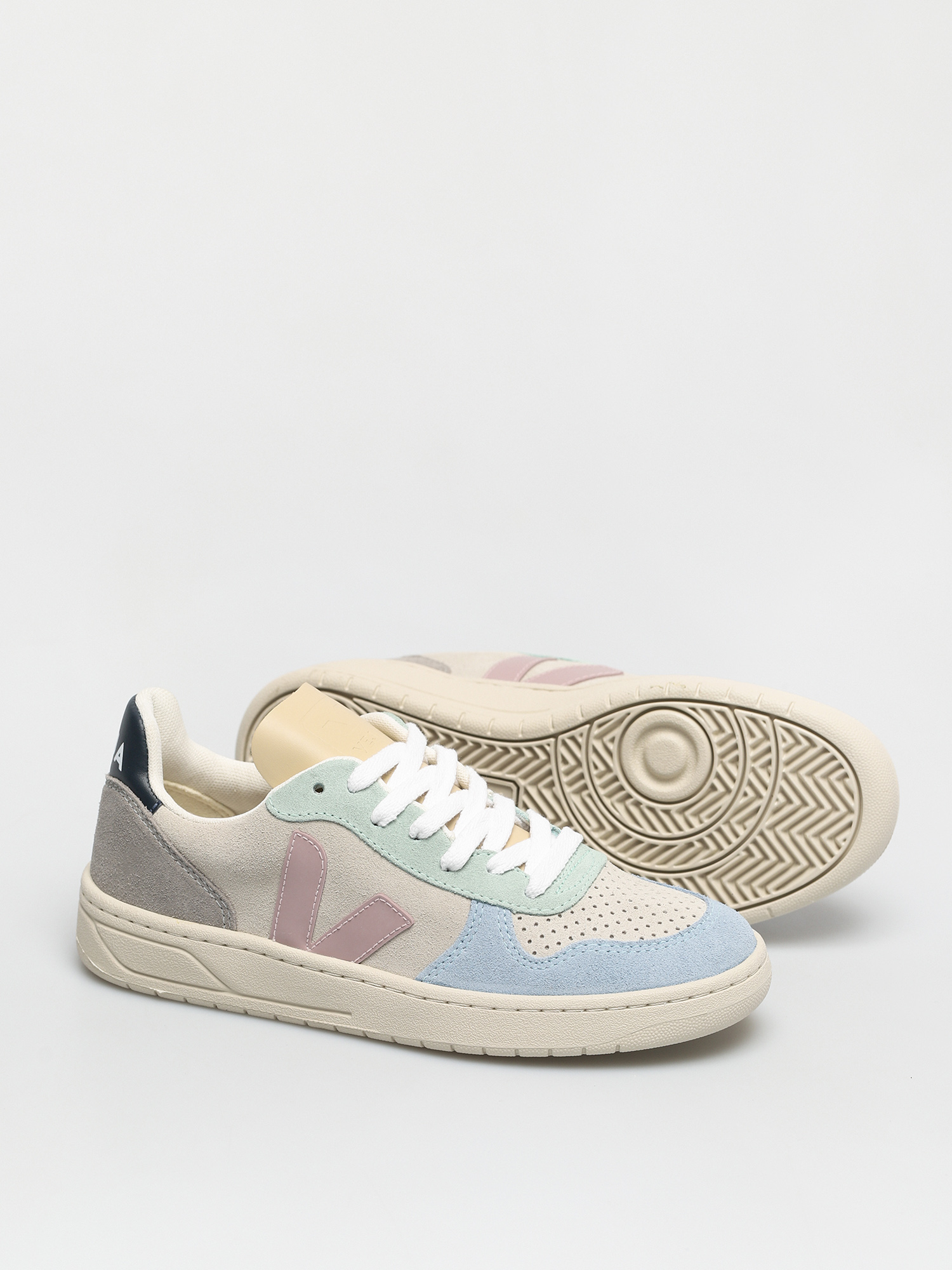 Boty Veja V-10 Wmn (suede multico natural babe)