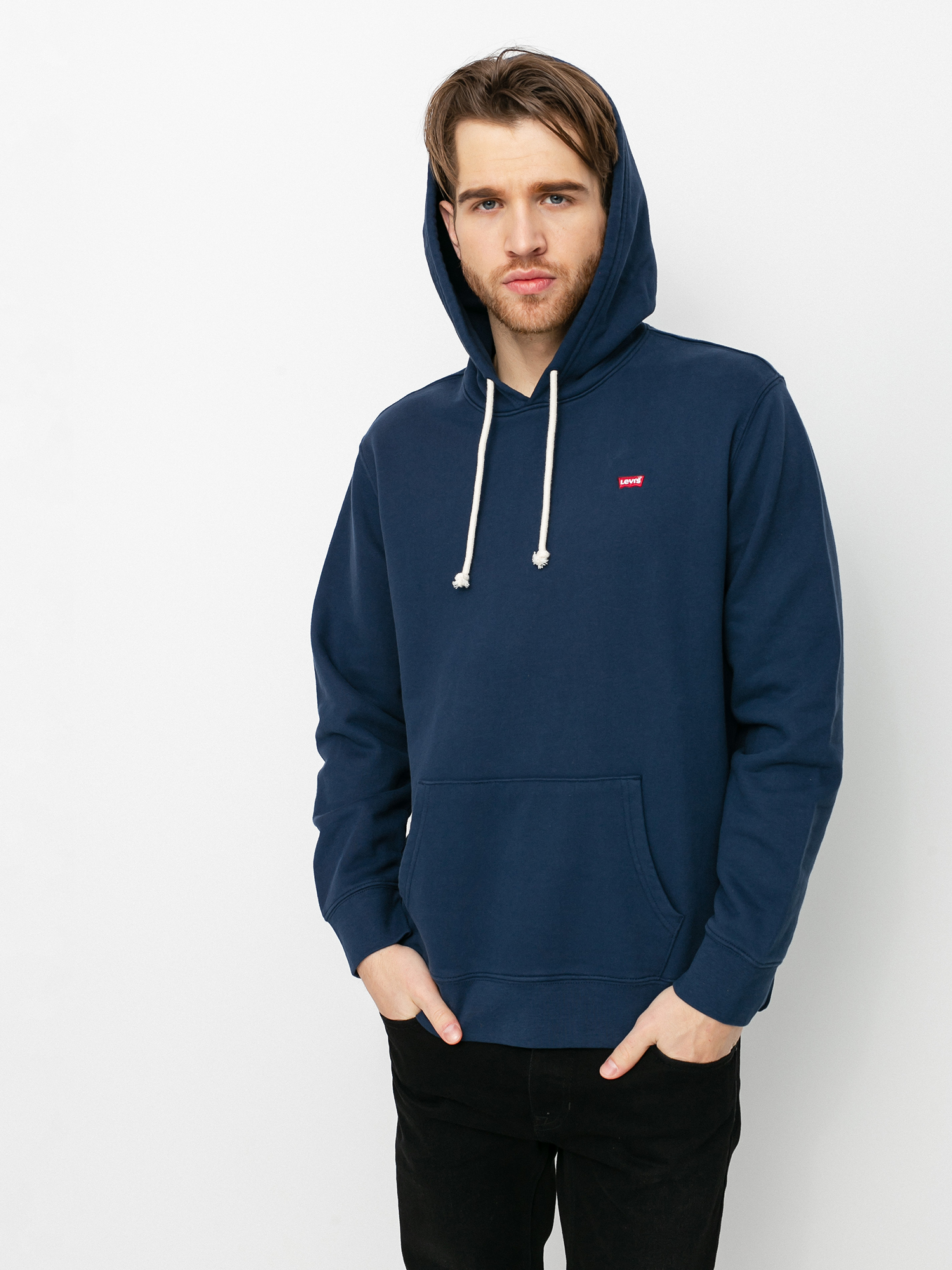 Mikina s kapucí Levi's® New Original HD (dress blues)