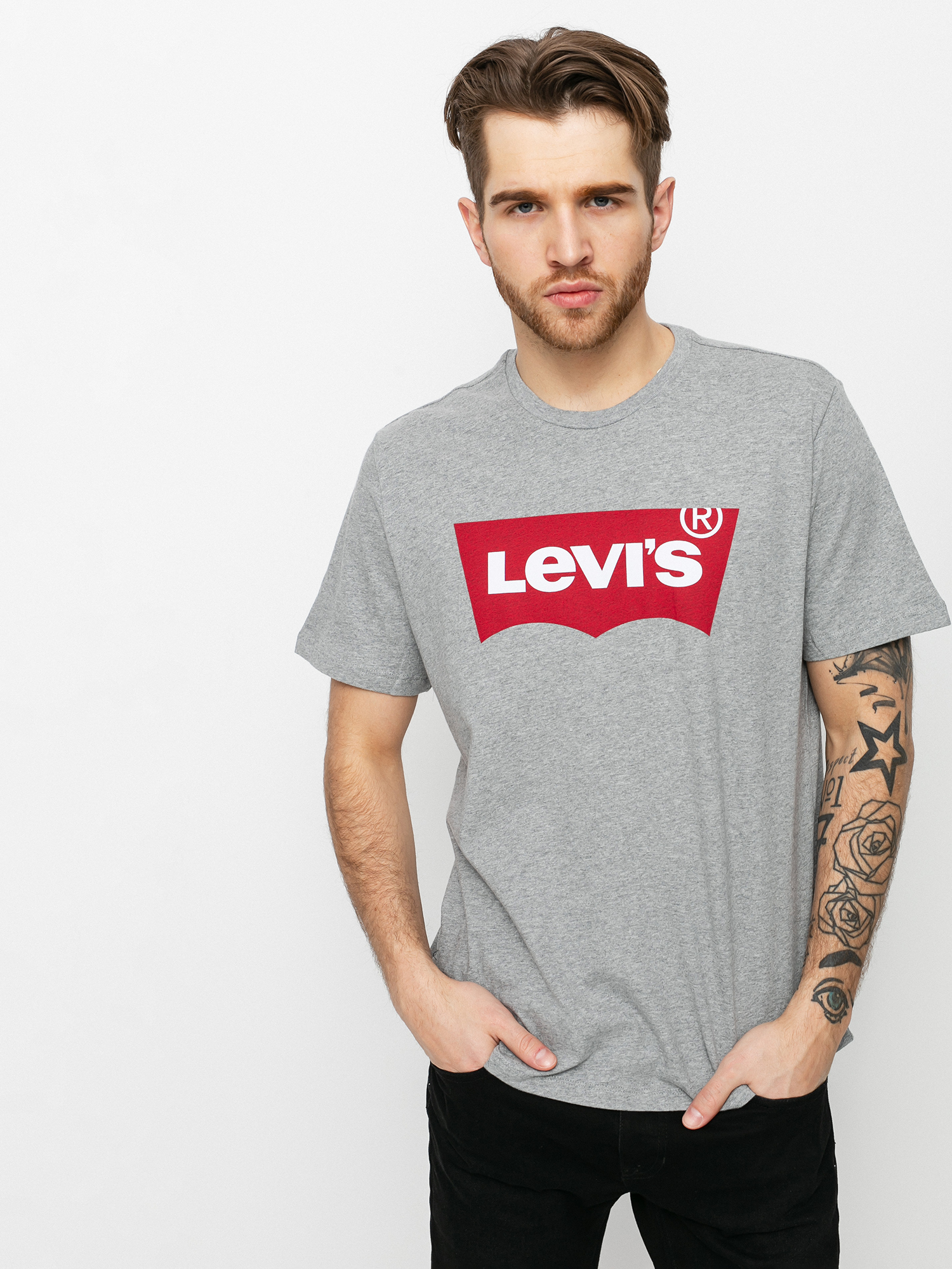 Tričko Levi's® Graphic (heather grey)