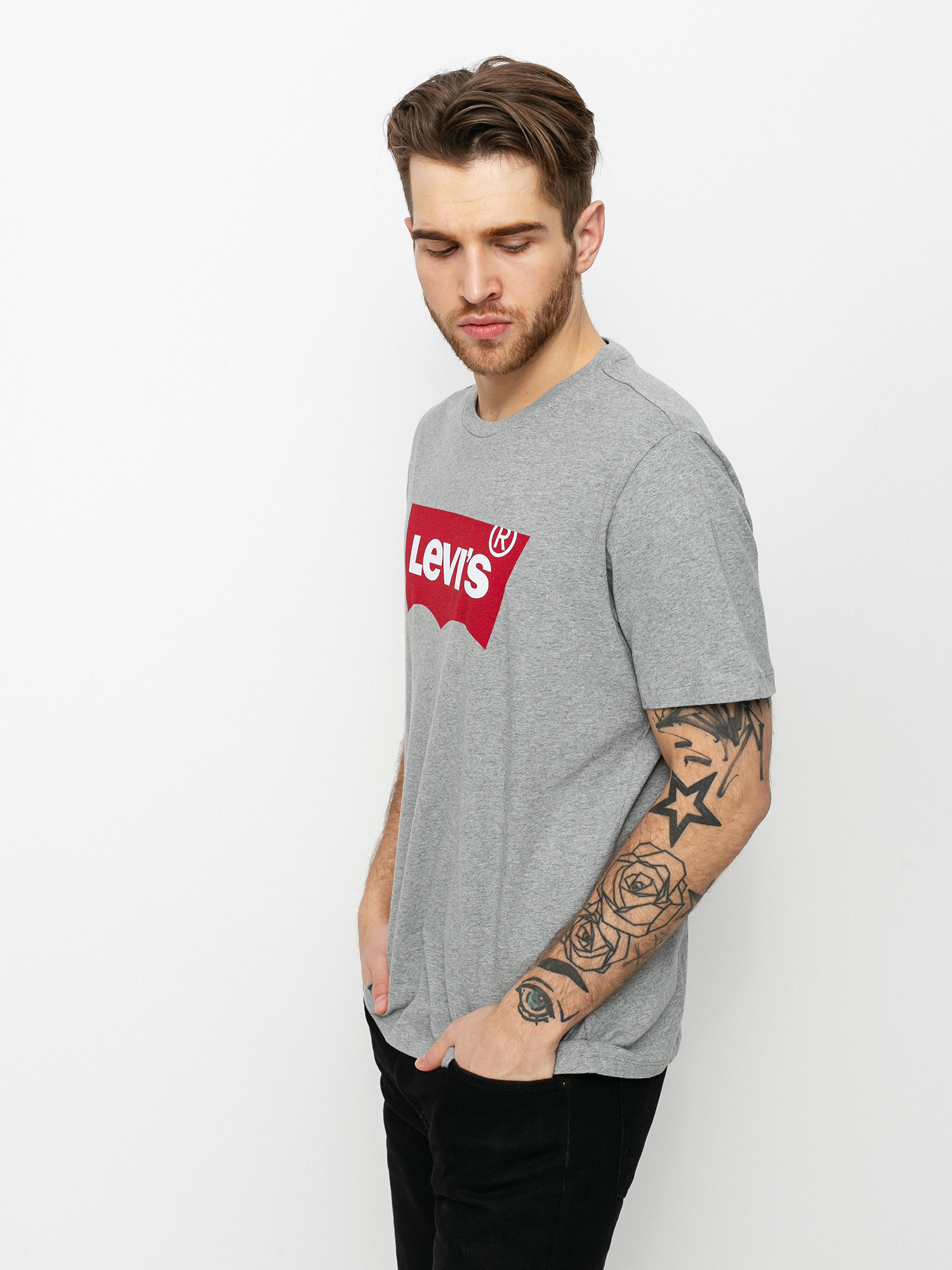 Tričko Levi's® Graphic (heather grey)