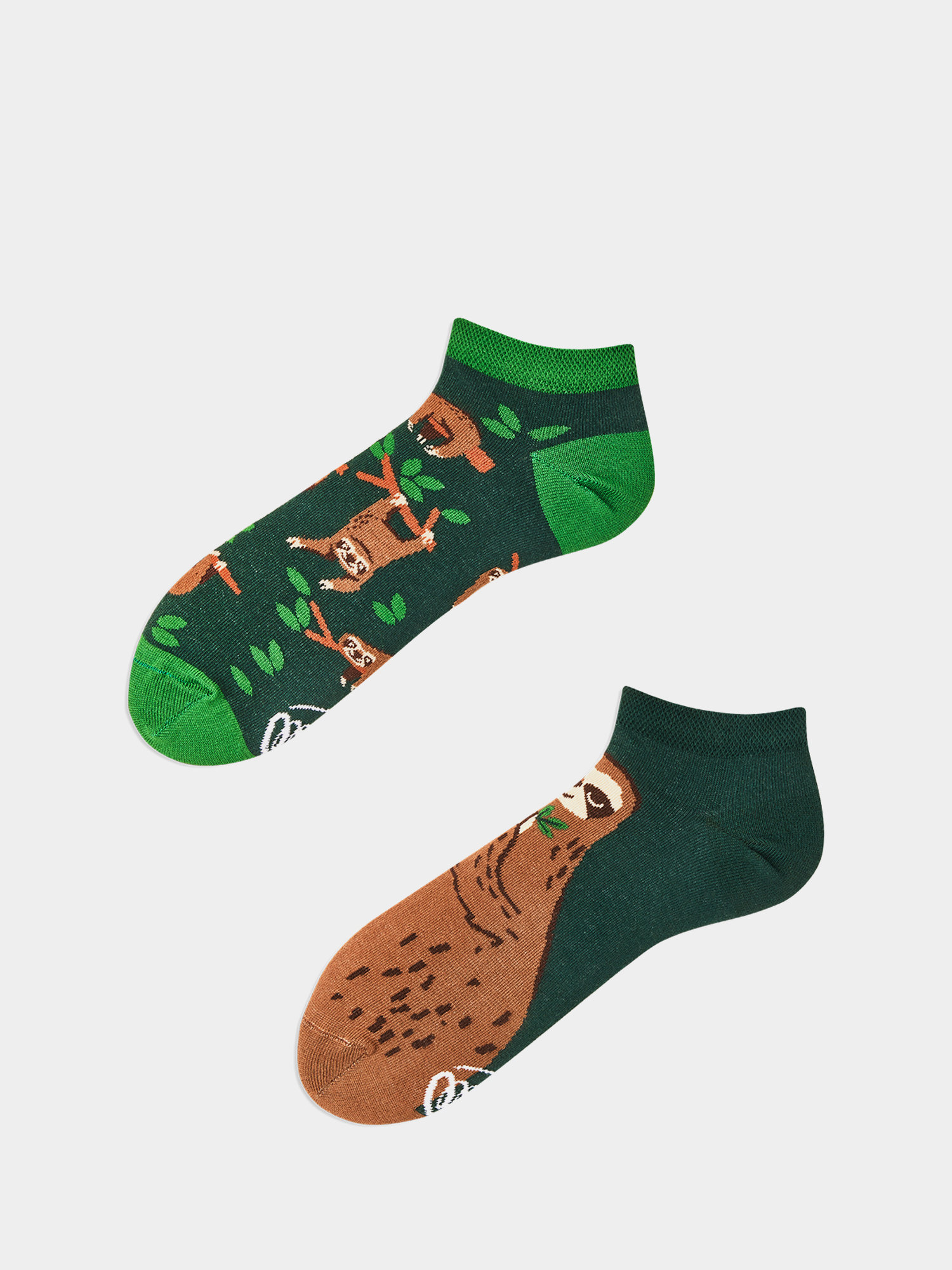 Ponožky Many Mornings Sloth Life Low (gree/brown)