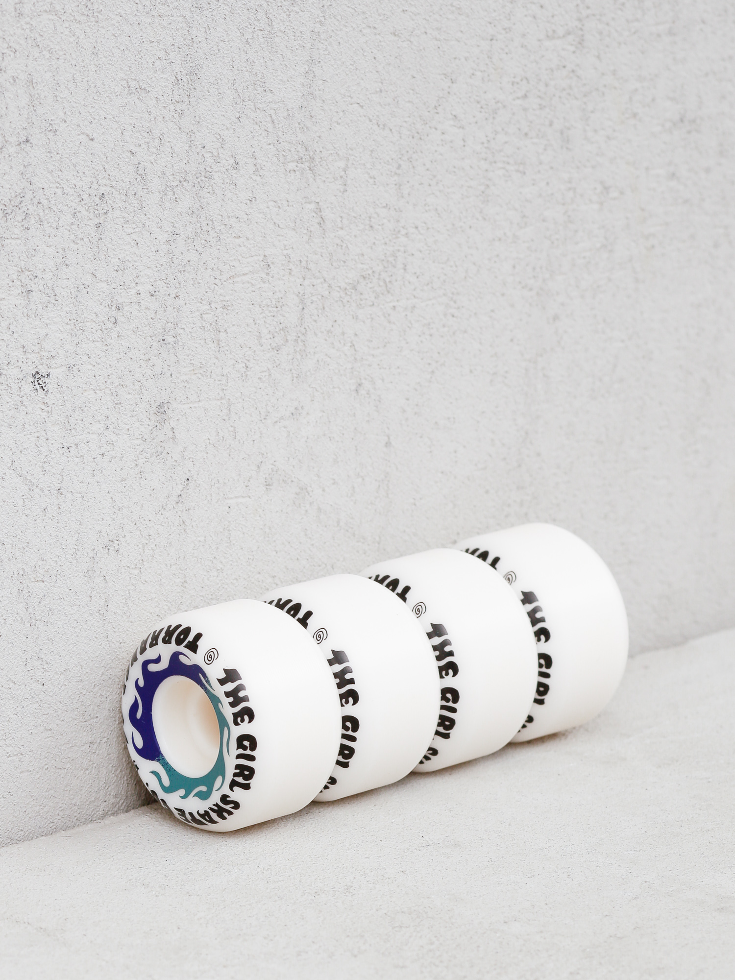 Kolečka Girl Skateboard Gssc Conical (white/black/blue)