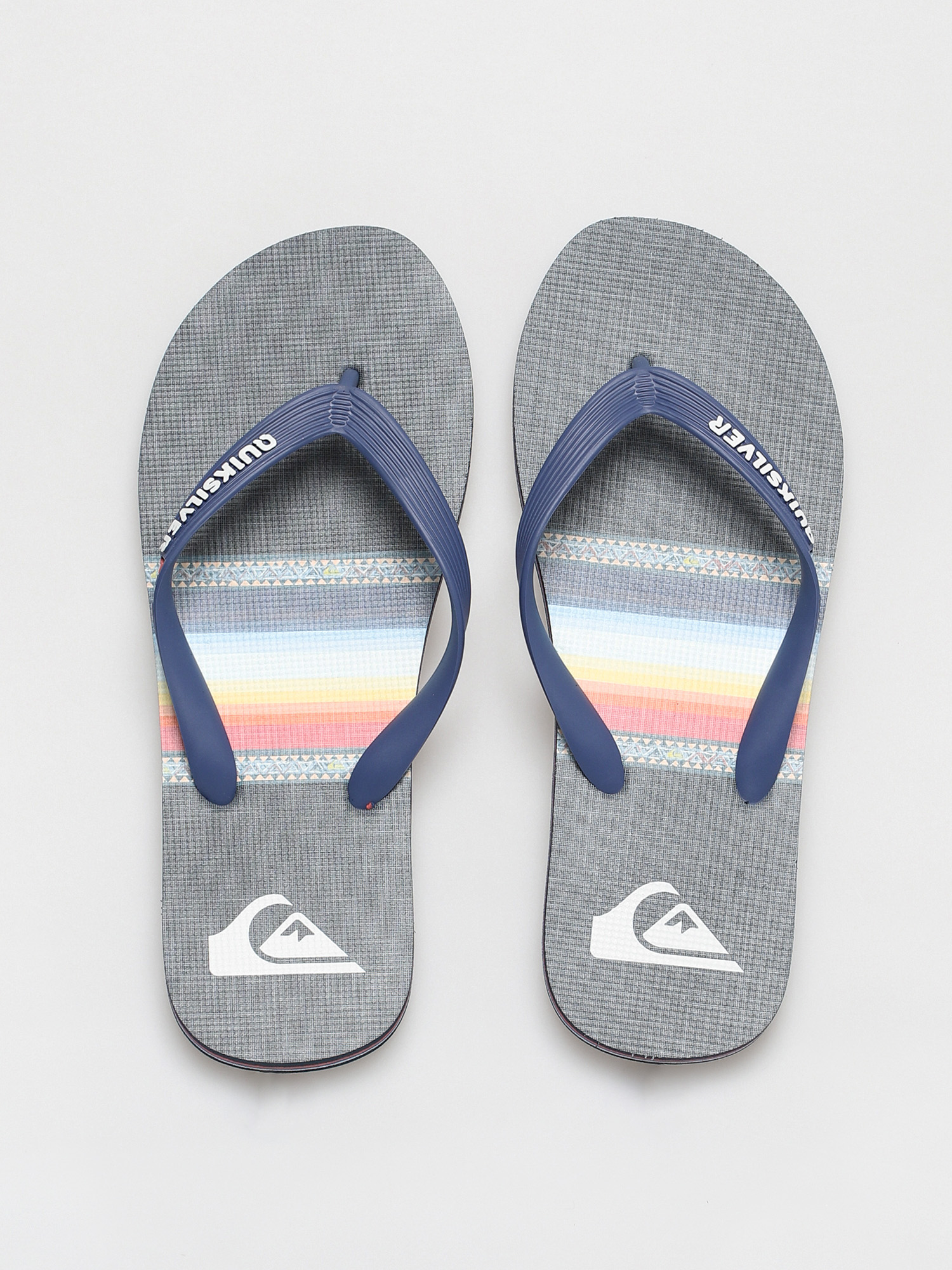 Plážovky Quiksilver Molokai Sun Faded (blue/blue/black)