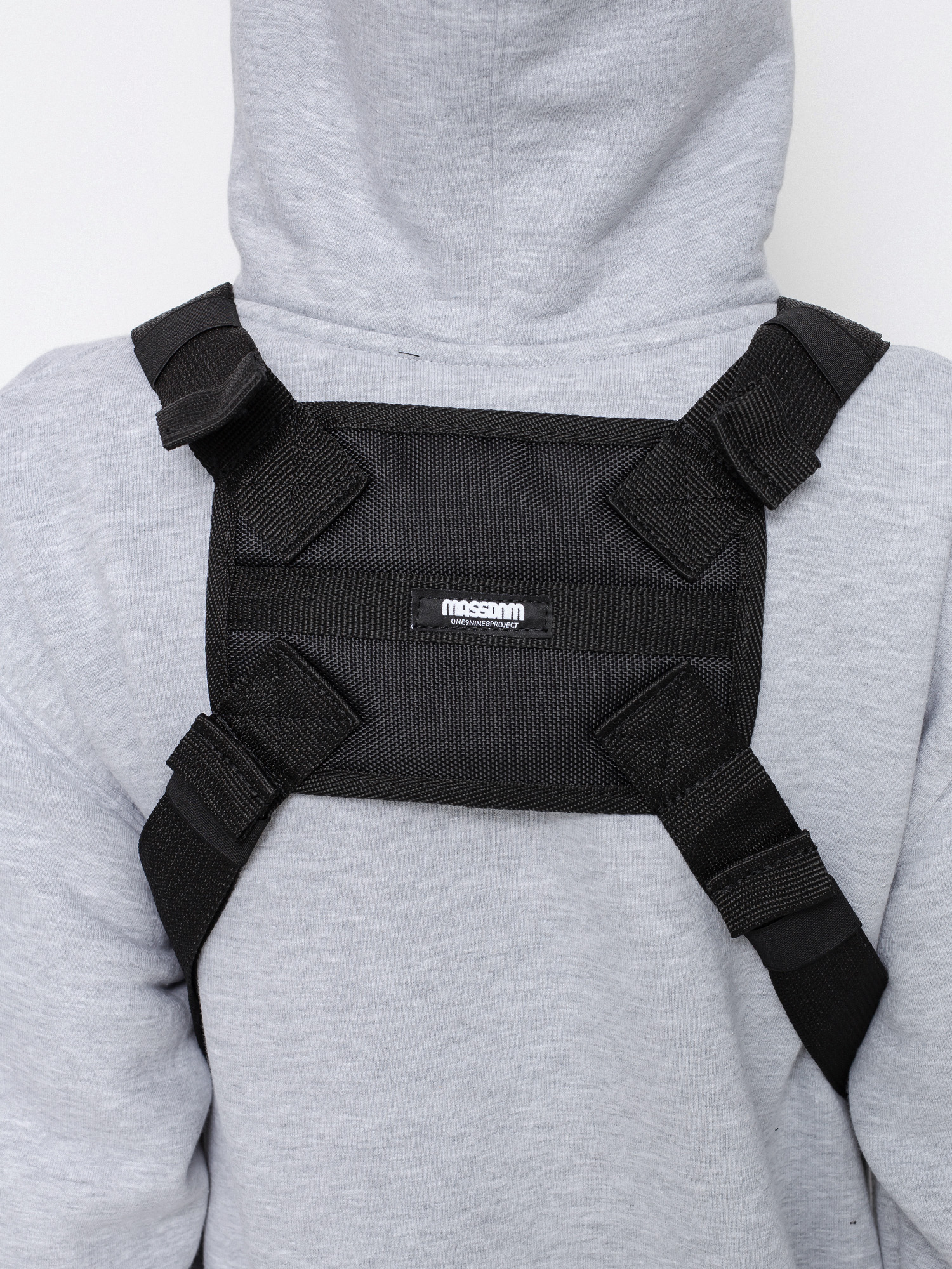 Taška MassDnm Chest Bag Signature (black)