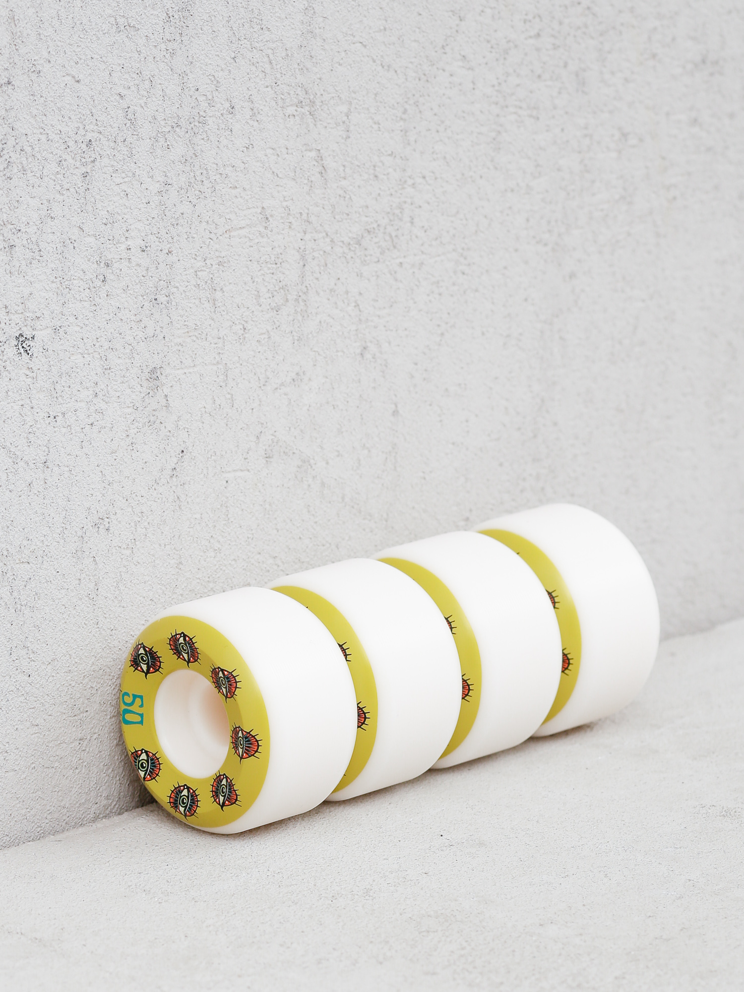 Kolečka Chocolate Hecox Essentail Conical (white/green)