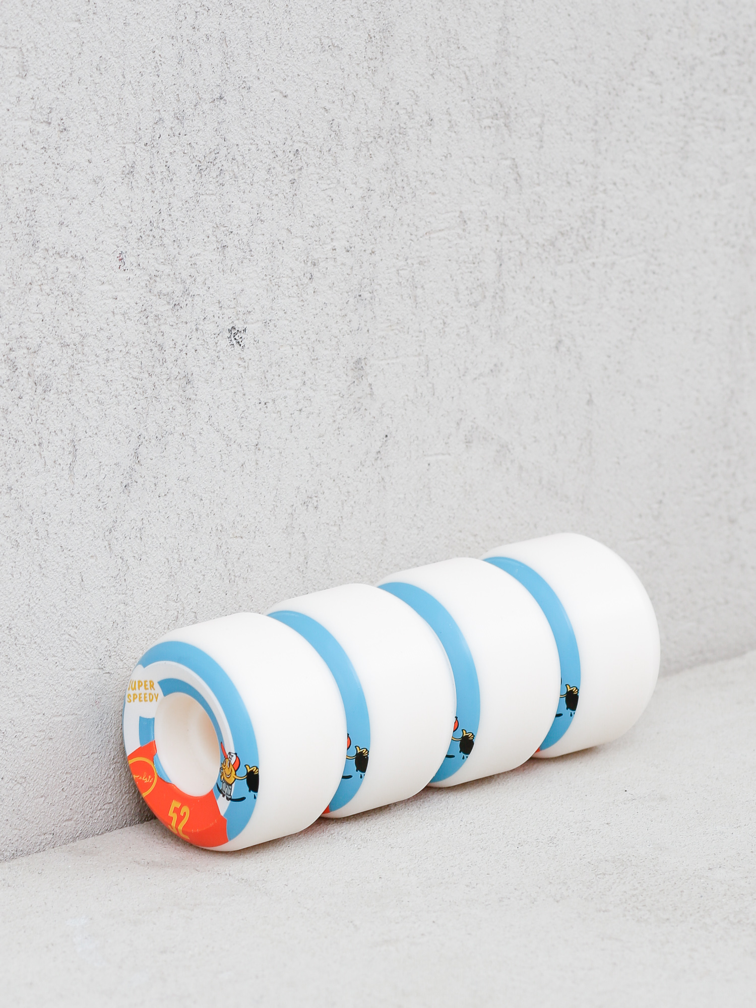 Kolečka Chocolate Hecox Essentail Conical (white/blue)