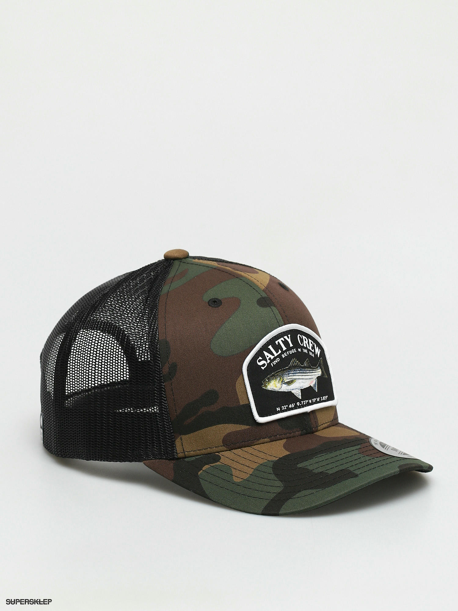 Kšiltovka Salty Crew Striper Retro Trucker ZD (camo)