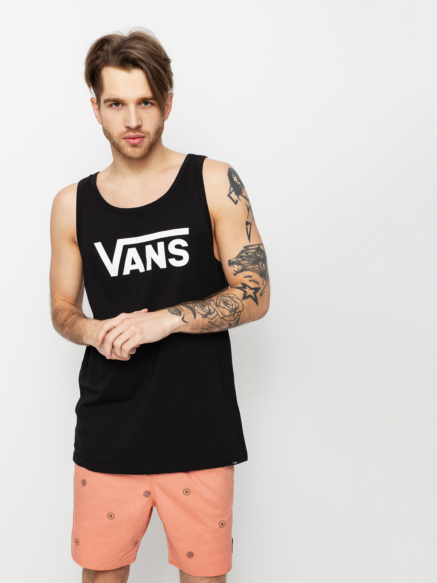 Tričko Vans Vans Classic Tank (black/white)