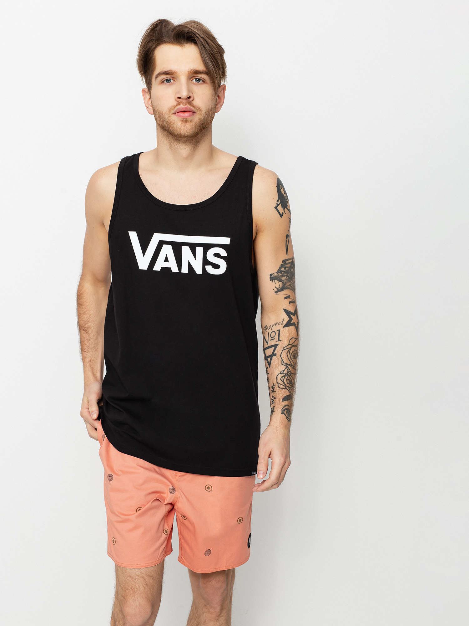 Tričko Vans Vans Classic Tank (black/white)