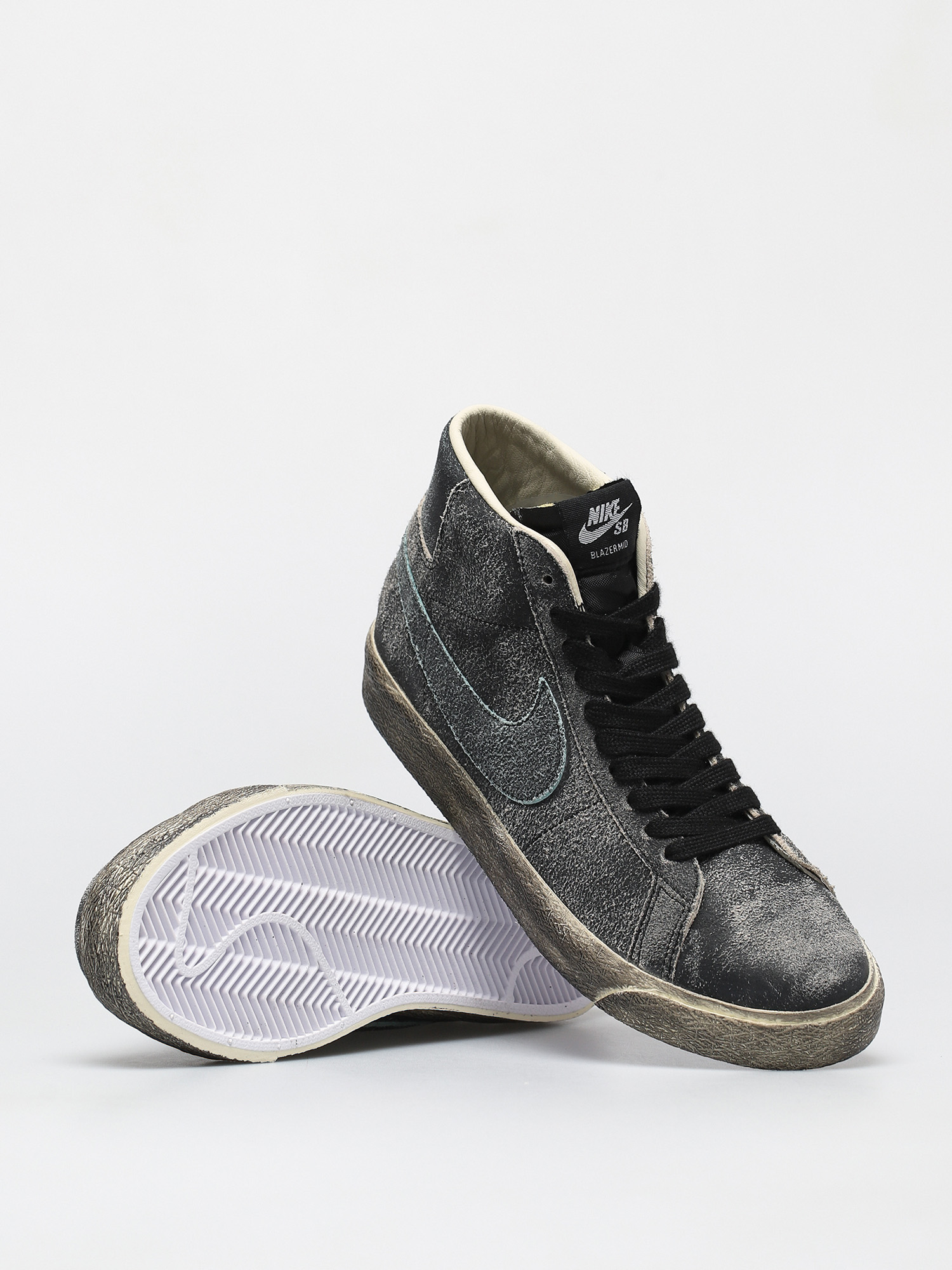Boty Nike SB Zoom Blazer Mid Premium (black/light dew coconut milk light dew)