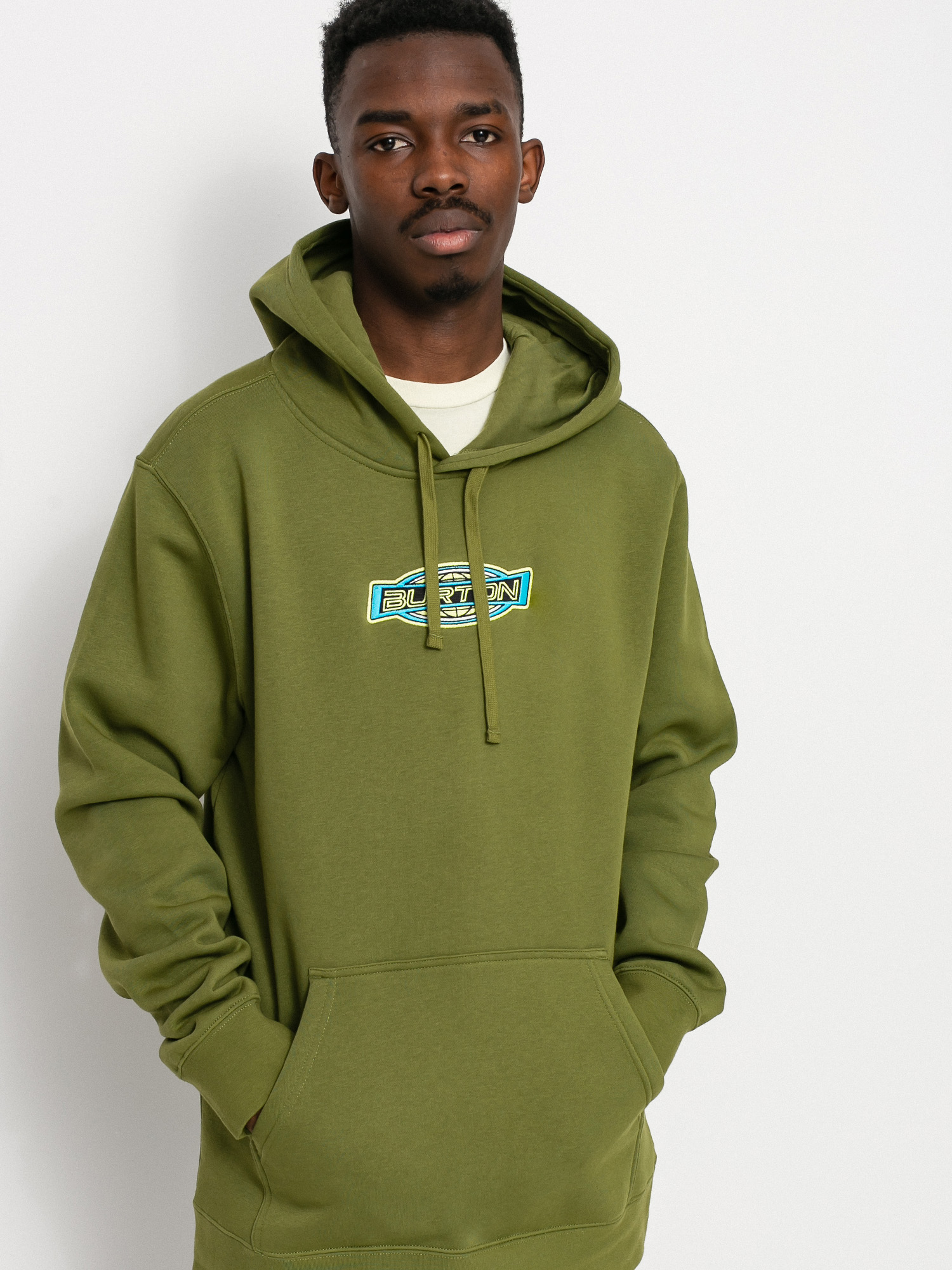 Mikina s kapucí Burton Hermosa HD (mayfly green)