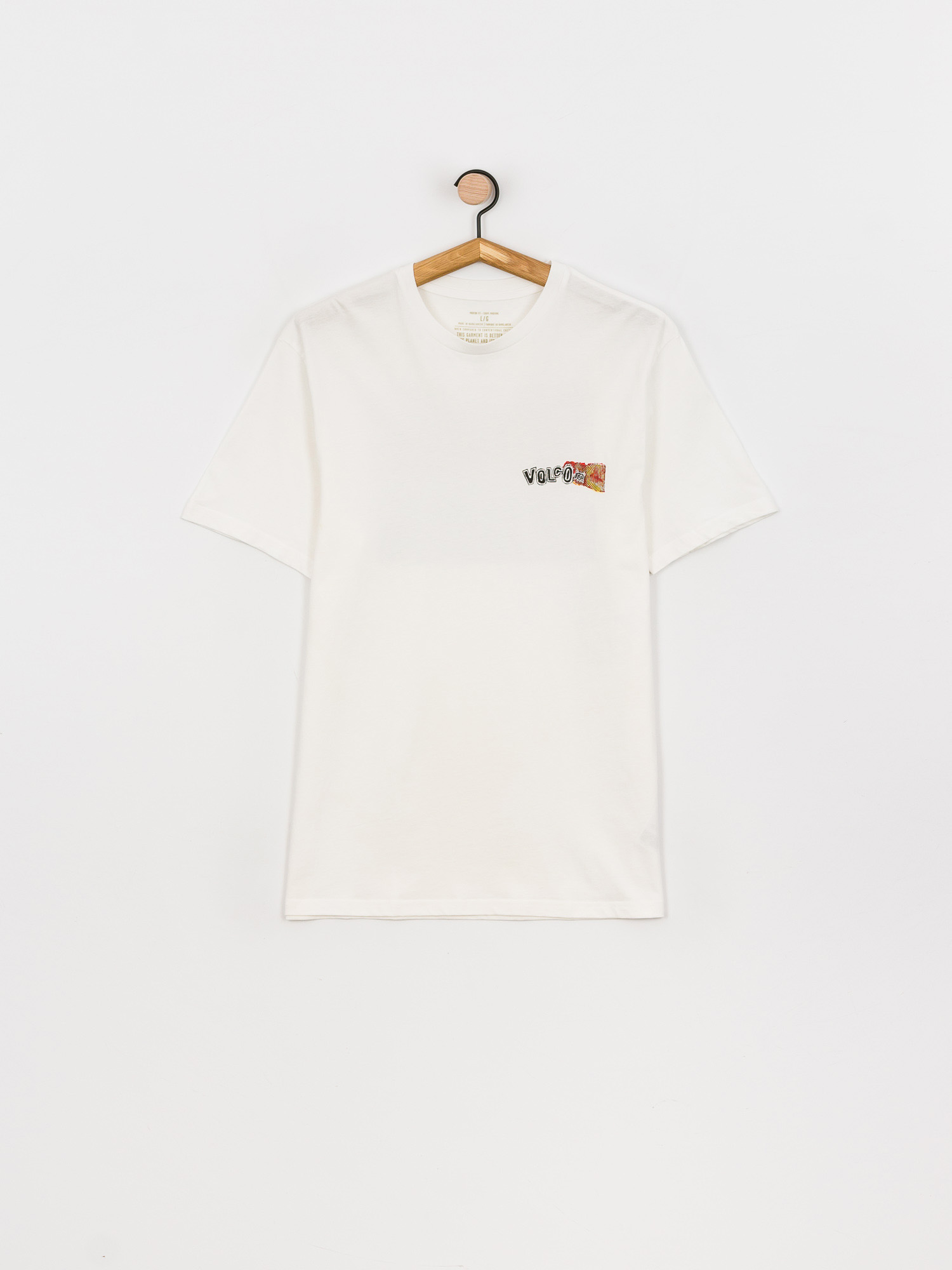 Tričko Volcom Worlds Collide (white)