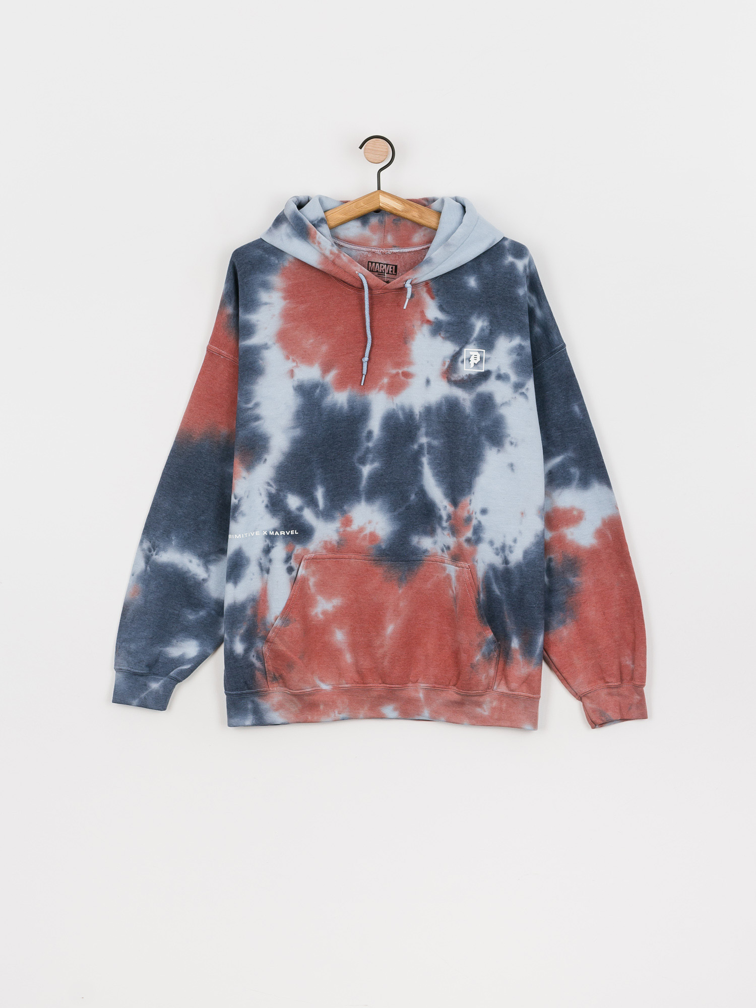 Mikina s kapucí Primitive Venom Washed HD (blue)