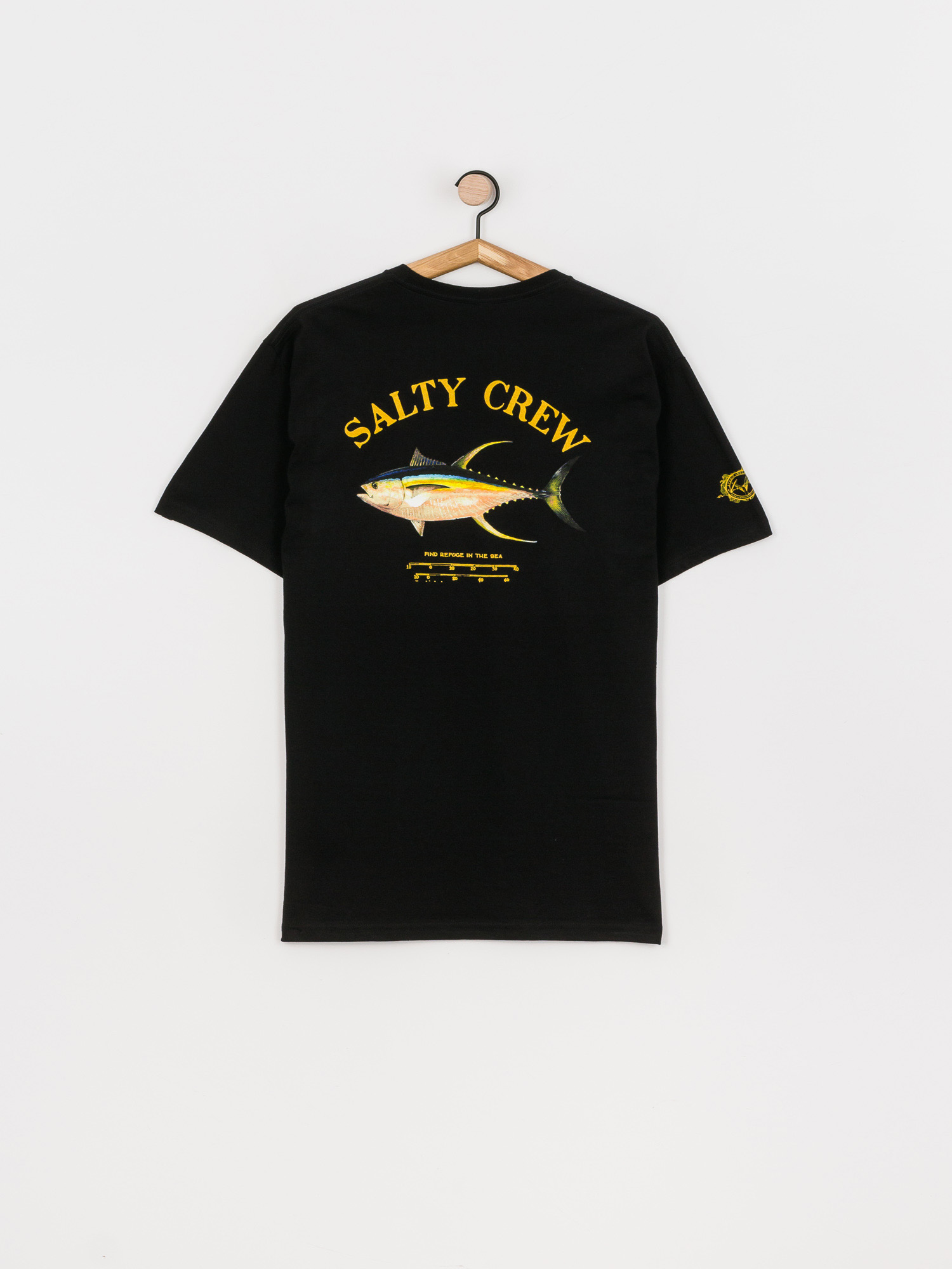 Tričko Salty Crew Ahi Mount (black)
