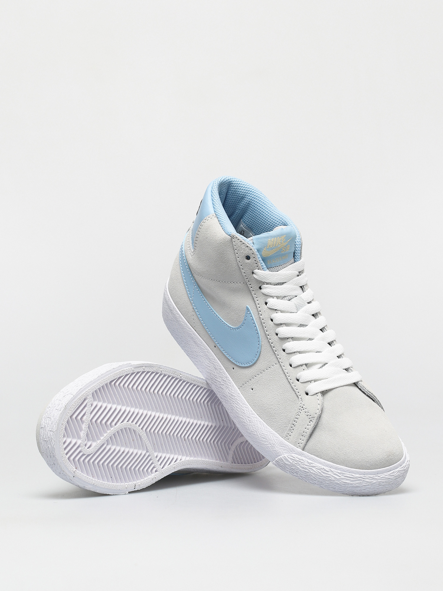 Boty Nike SB Zoom Blazer Mid (photon dust/psychic blue photon dust)