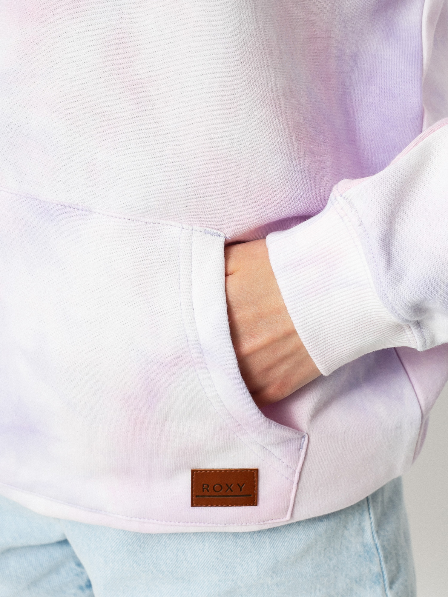 Mikina s kapucí Roxy Ocean Goer HD Wmn (orchid petal no flowers fly t)