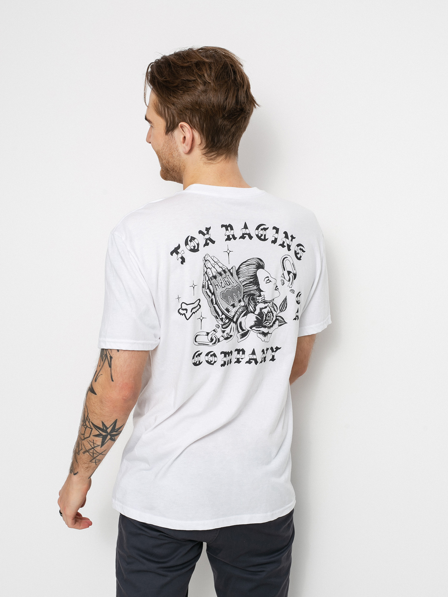 Tričko Fox La Neta (opt wht)