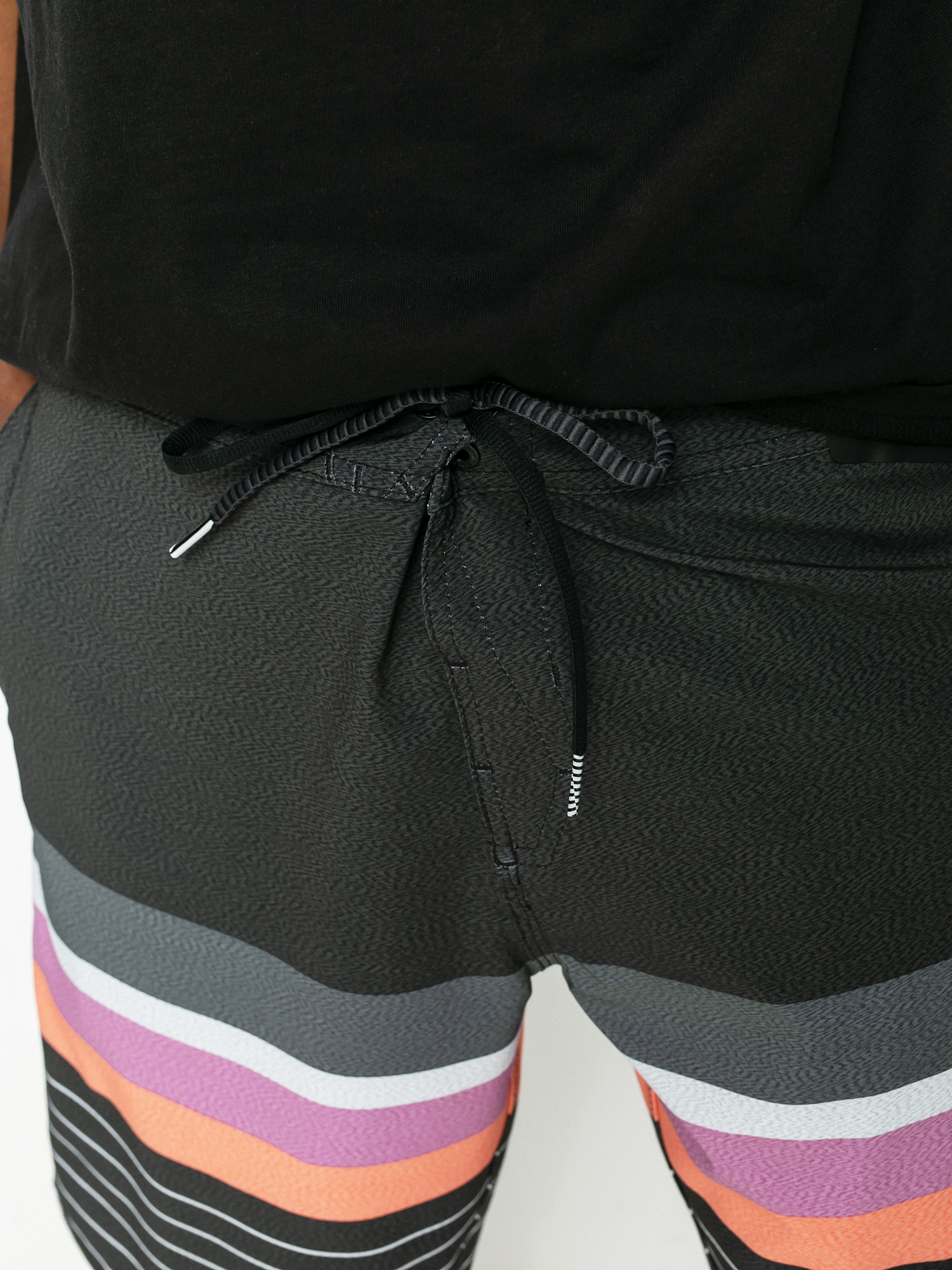 Plážové kraťasy Volcom Quarta Static 20 (black)