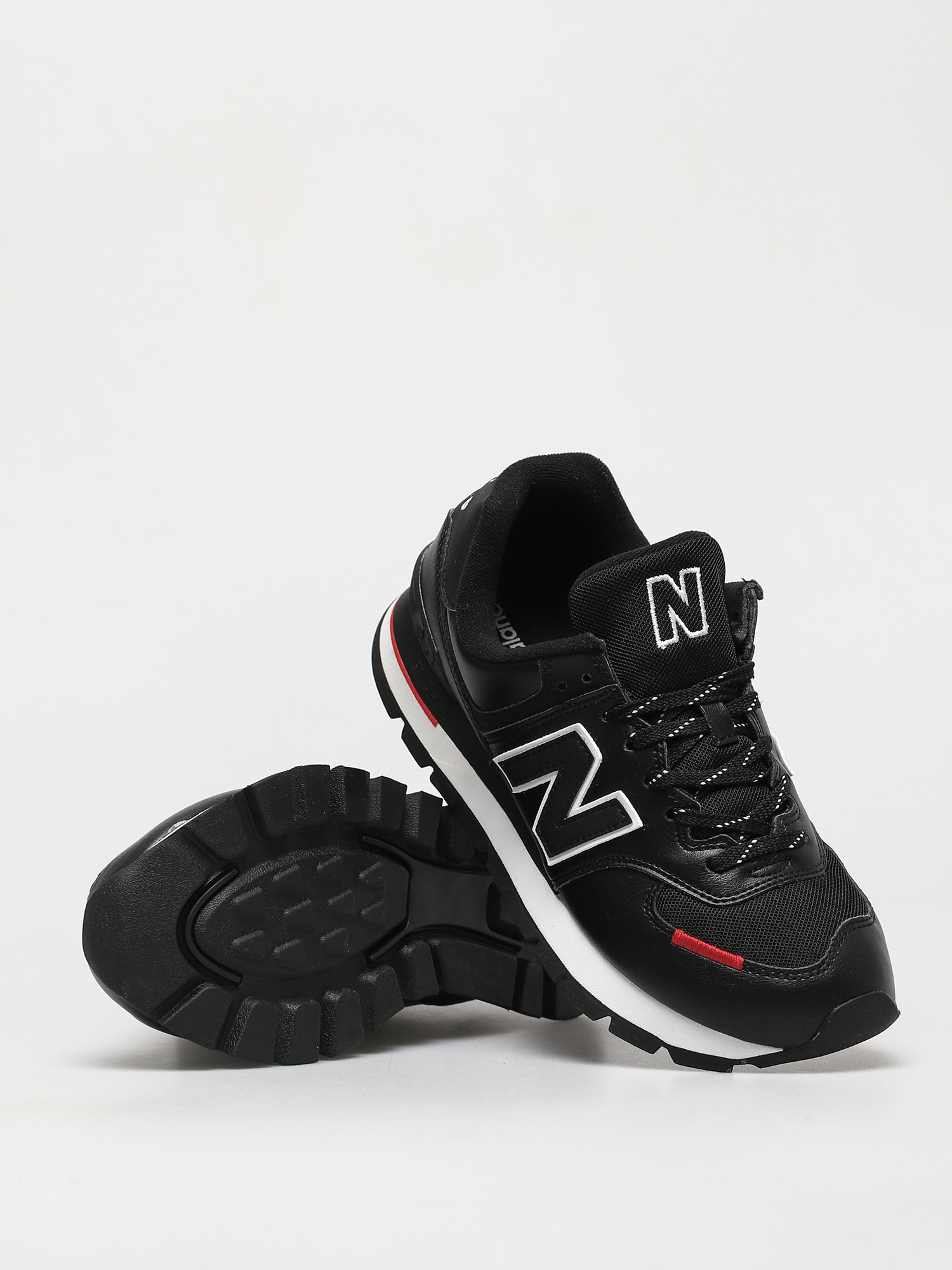 Boty New Balance 574 (black/red)