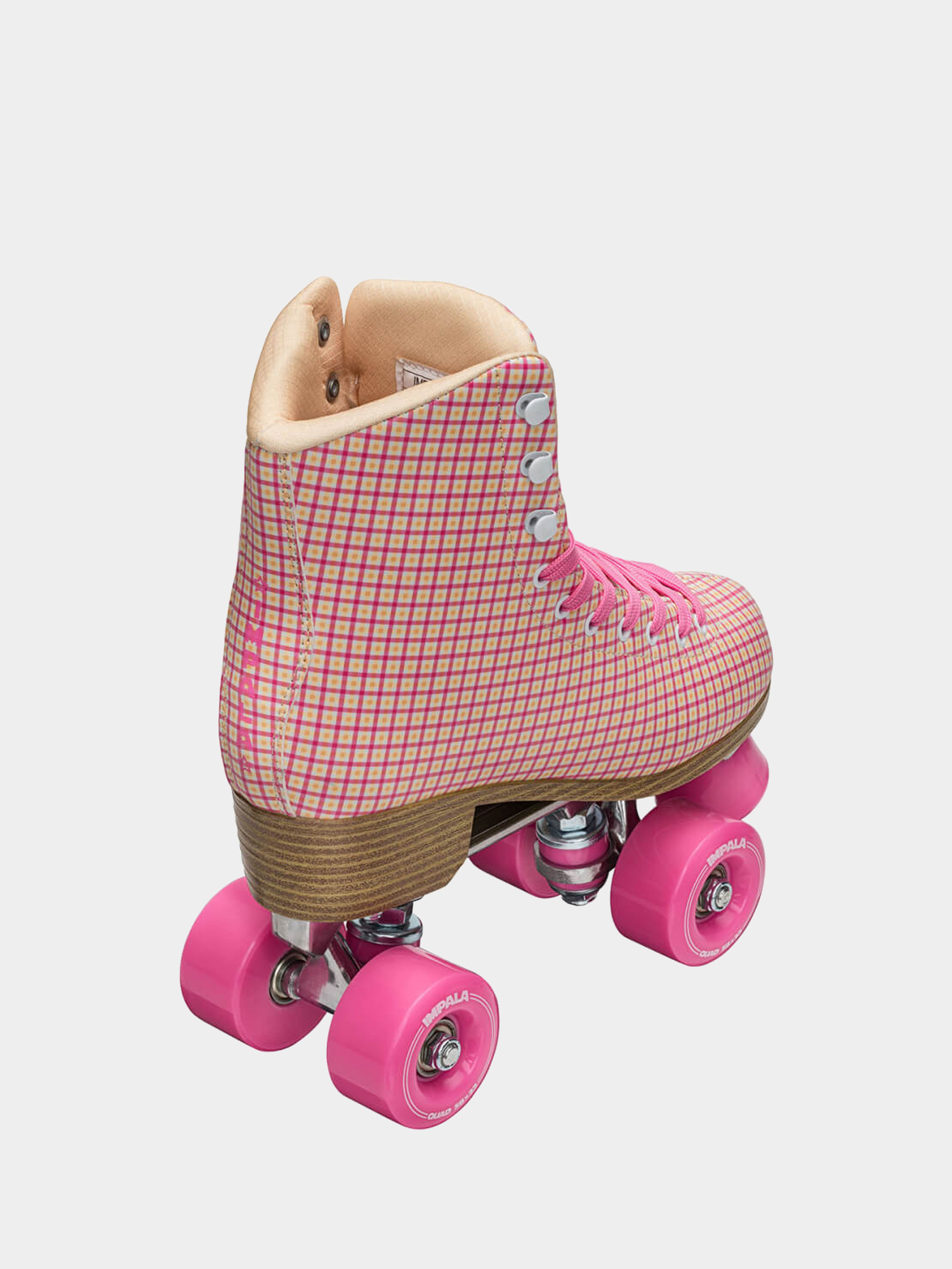 Kolečkové brusle Impala Quad Skate Wmn (pink tartan)