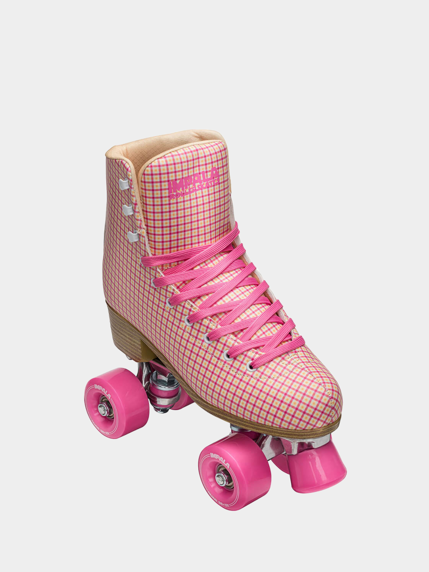Kolečkové brusle Impala Quad Skate Wmn (pink tartan)