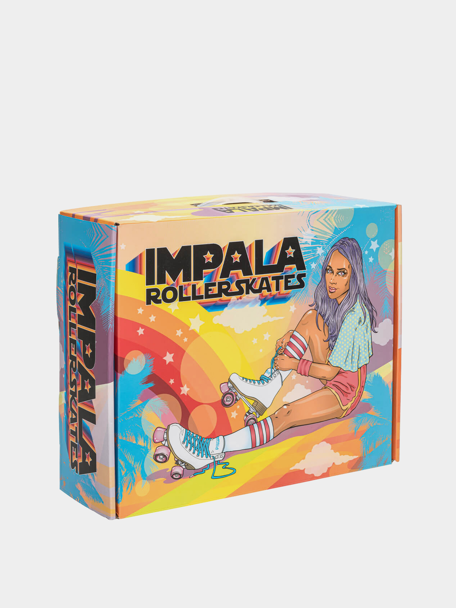 Kolečkové brusle Impala Quad Skate Wmn (pink tartan)