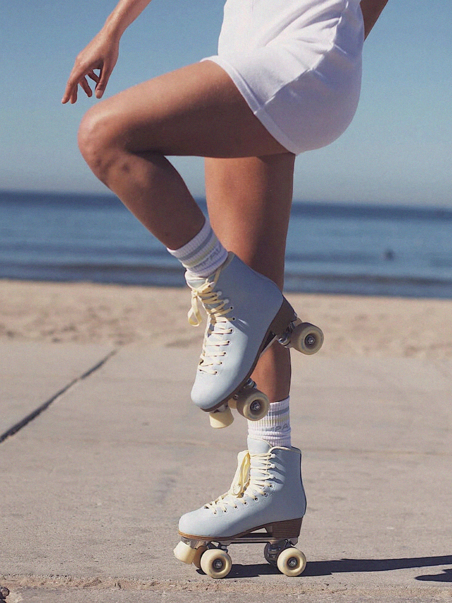 Kolečkové brusle Impala Quad Skate Wmn (sky blue/yellow)