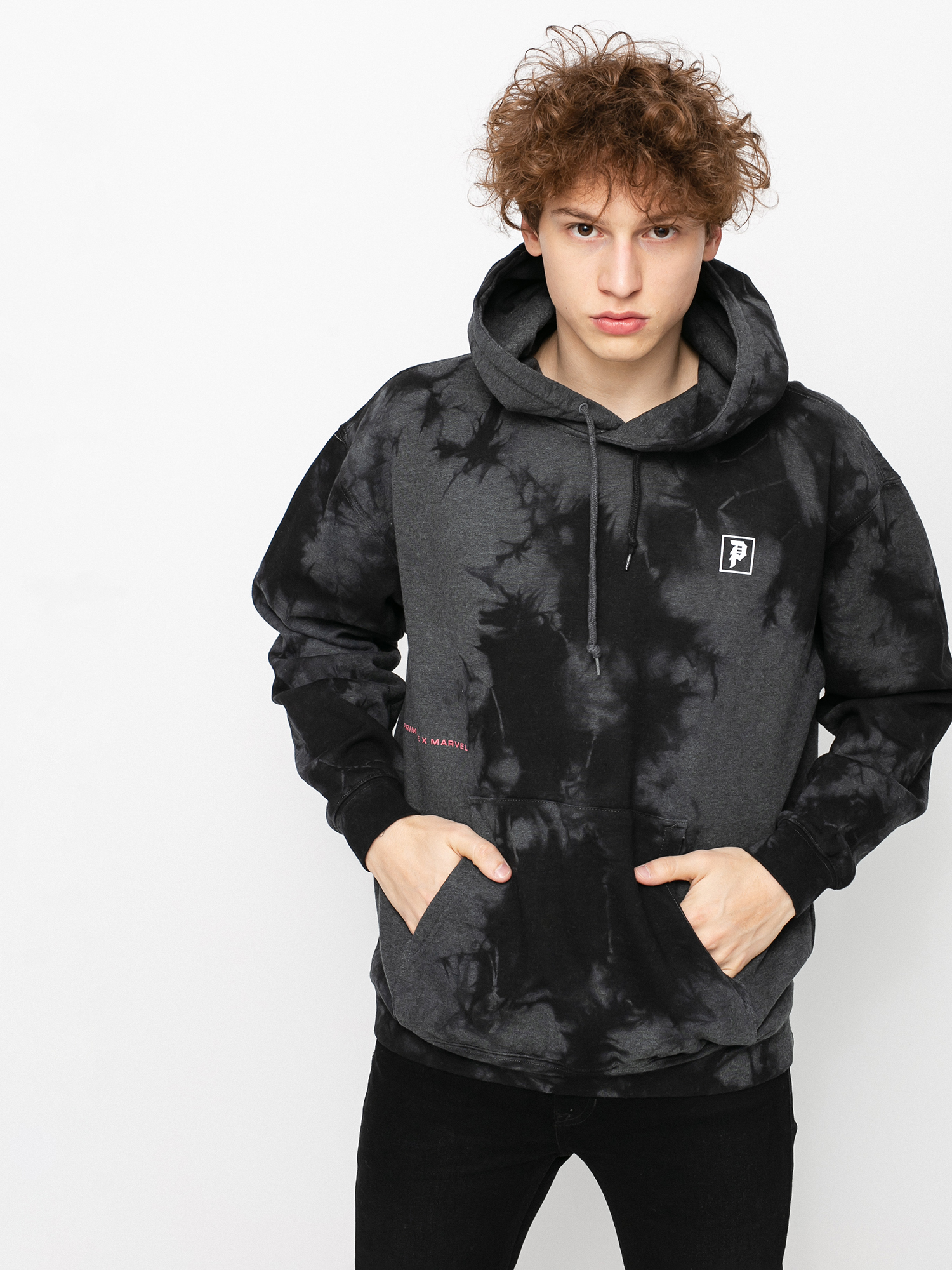 Mikina s kapucí Primitive Venom Washed HD (black)